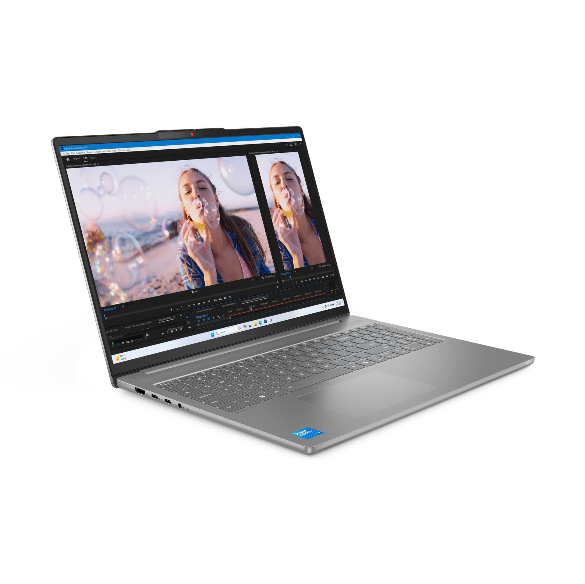 Portátil - Lenovo IdeaPad Slim 5 16IMH10, 16" WUXGA, Intel® Core™ Ultra 9 185H, 32GB RAM, 1TB SSD, Arc™ Onboard Graphics, W11 Home, Sin cargador - imagen 8