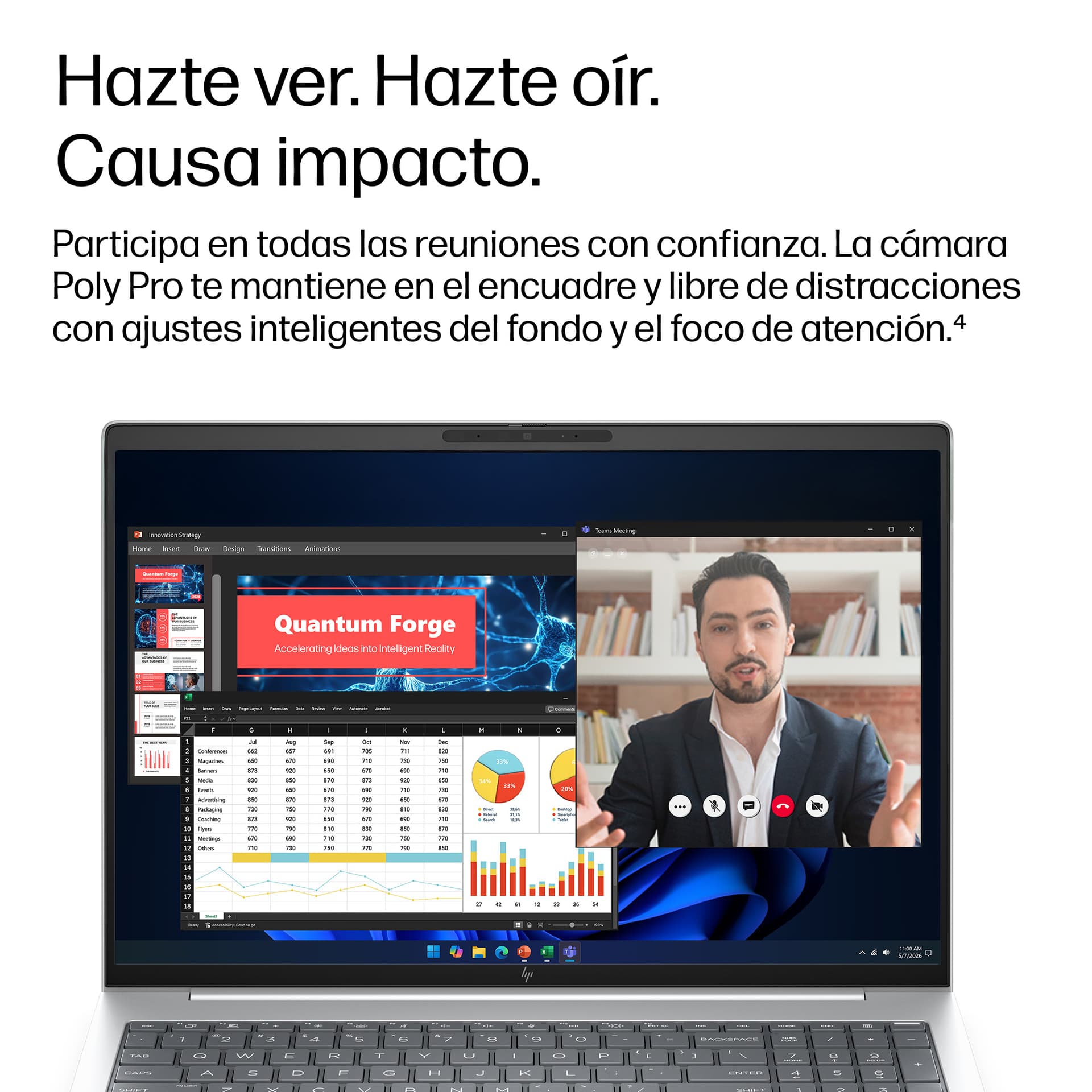 Portátil Profesional HP EliteBook 8 G2i 16" con IA - imagen 10