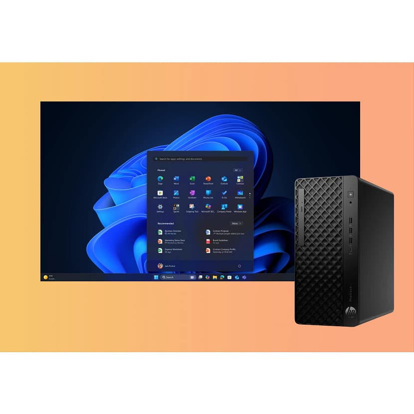 PC sobremesa - HP ProDesk 4 Tower G1i Profesional, Intel® Core™ Ultra 7 265, 16 GB RAM, 512 SSD, HD Graphics, Windows 11 Pro, Negro Jack - imagen 8