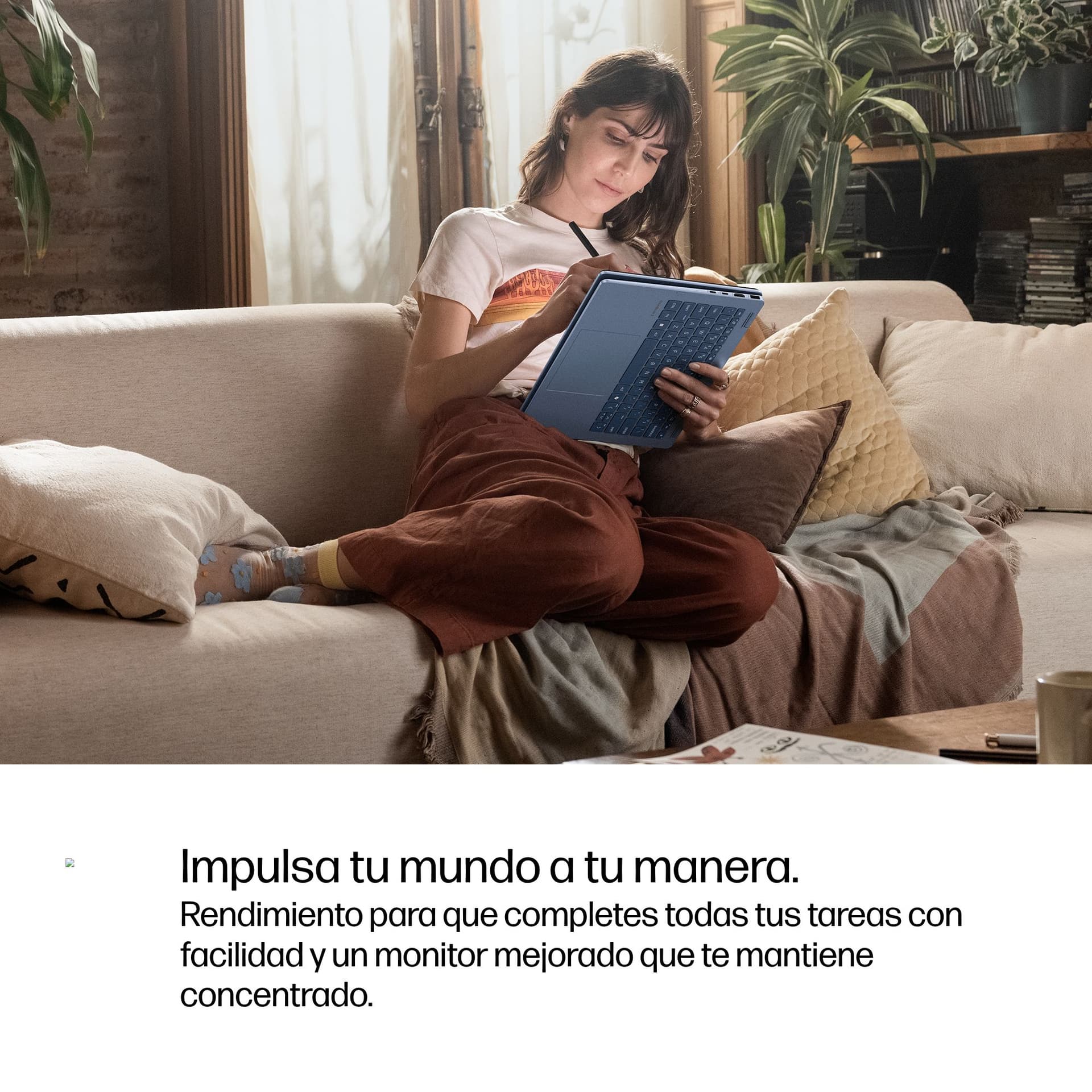 HP - Convertible 2 en 1 HP OmniBook 5 Flip 14-fp0042ns, Intel Core 5 120U, 16GB, 1TB SSD, 14" OLED, W11, Sin cargador. - imagen 14