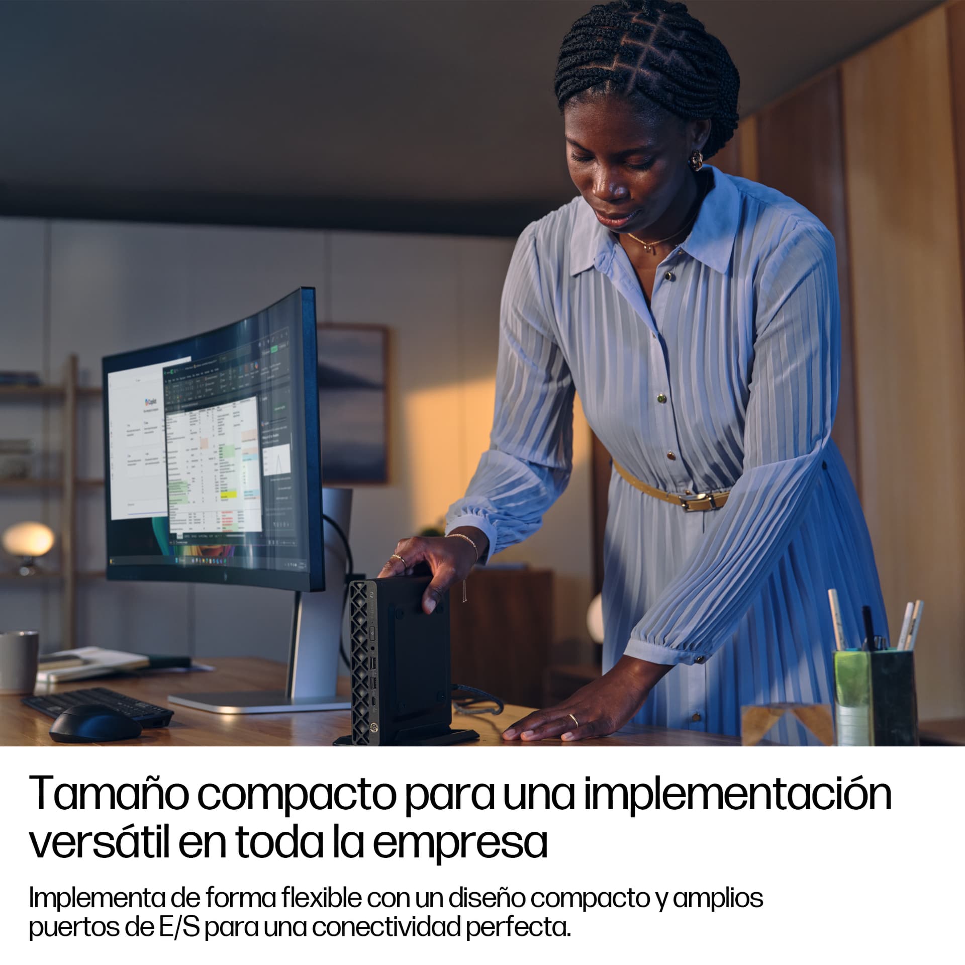 Mini PC - HP EliteDesk 8 G1i Profesional, Intel® Core™ Ultra 5 235, 16 GB RAM, 512 SSD, HD Graphics, Windows 11 Pro, Jack black - imagen 10