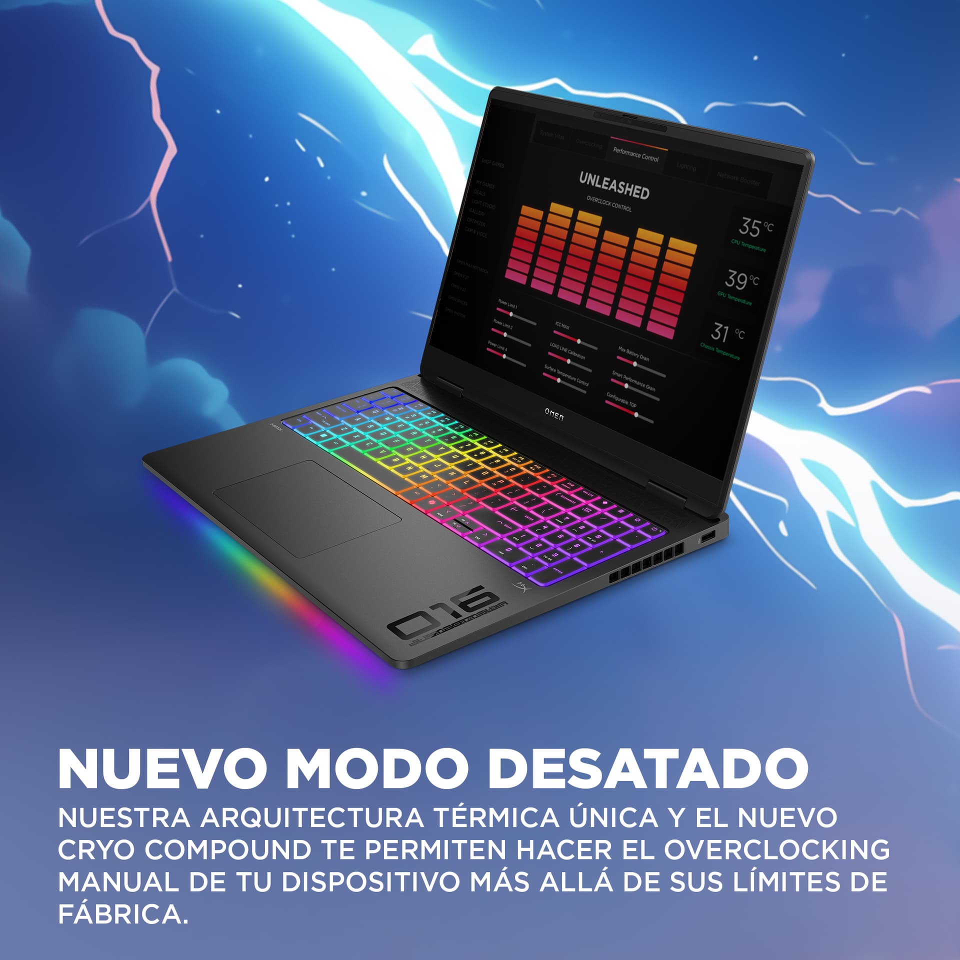 HP - Portátil Gaming OMEN MAX 16-ak0006ns, Copilot+PC, Ryzen AI 9-HX 375, 32GB, 1TB SSD, Nvidia GeForce RTX 5070Ti 12GB, 16', W11. - imagen 12