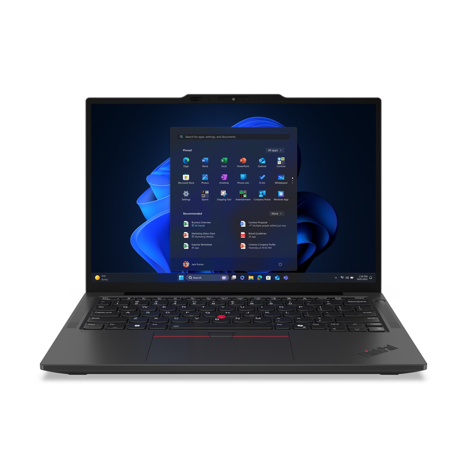 Portátil - Lenovo ThinkPad X13 Gen 6 Profesional, 13.3" WUXGA, Intel® Core™ Ultra 5 225U, 32GB RAM, 512GB SSD, HD Graphics, Windows 11 Pro, Negro - imagen 2