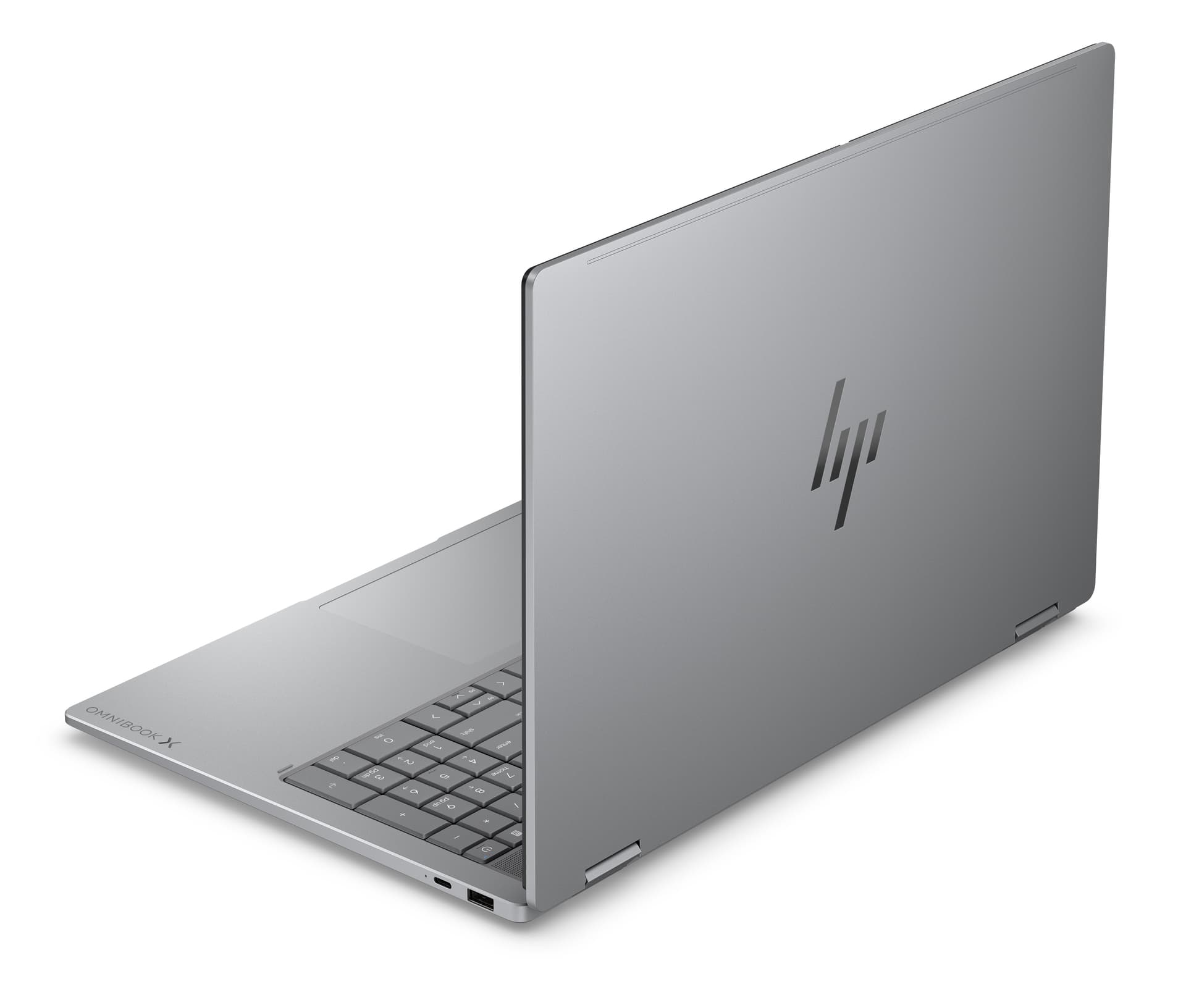 Convertible 2 en 1 - HP OmniBook X Flip 16-cc0000ns, Copilot+PC, 50 TOPS, AMD Ryzen™ AI 7 450, 32 GB RAM, 1TB SSD, Windows 11 Home, Meteor silver - imagen 4