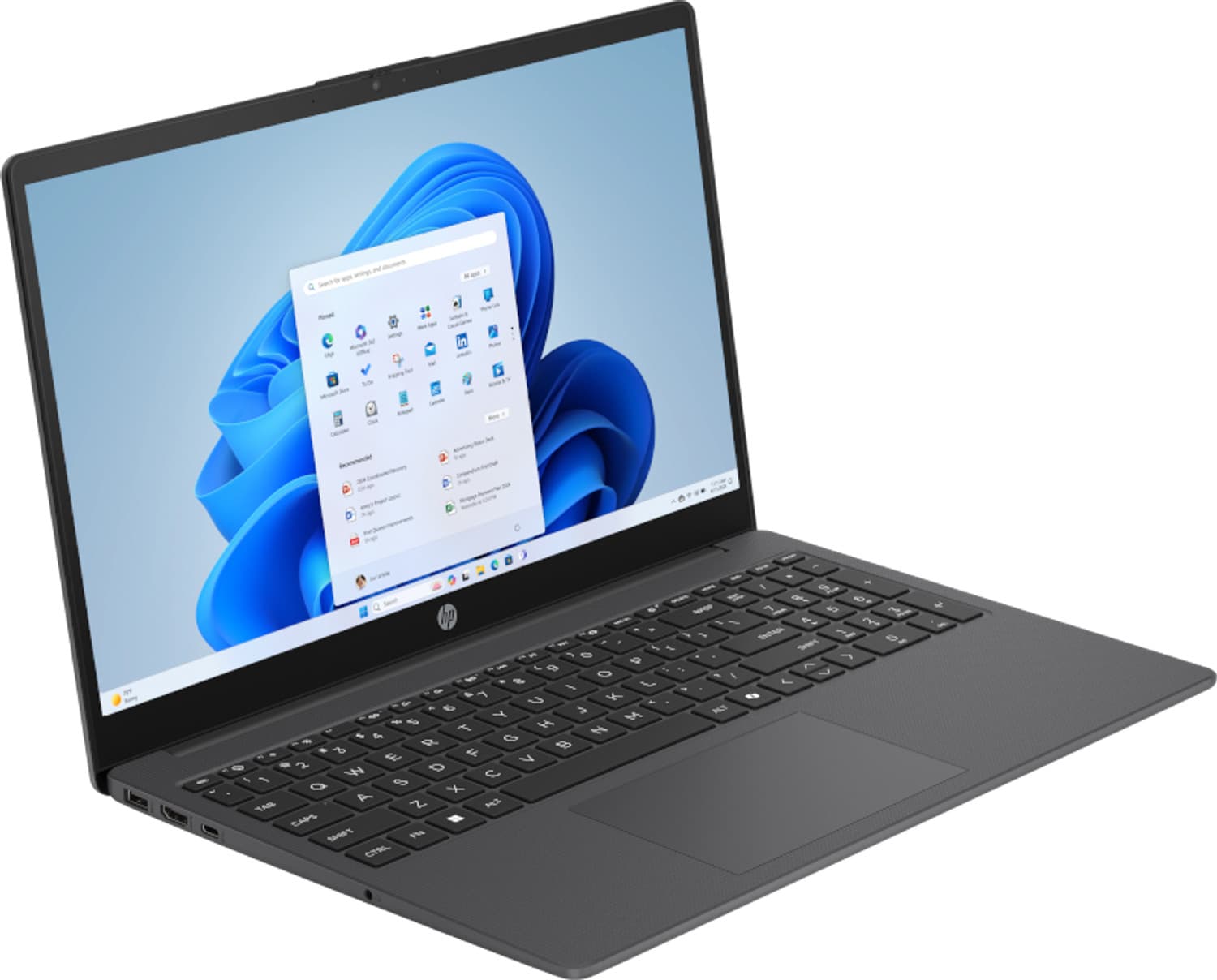 HP - Portátil HP 15-fc1017nsx, Ryzen 5-7520U, 8GB , 256GB SSD, 15,6", W11. - imagen 3