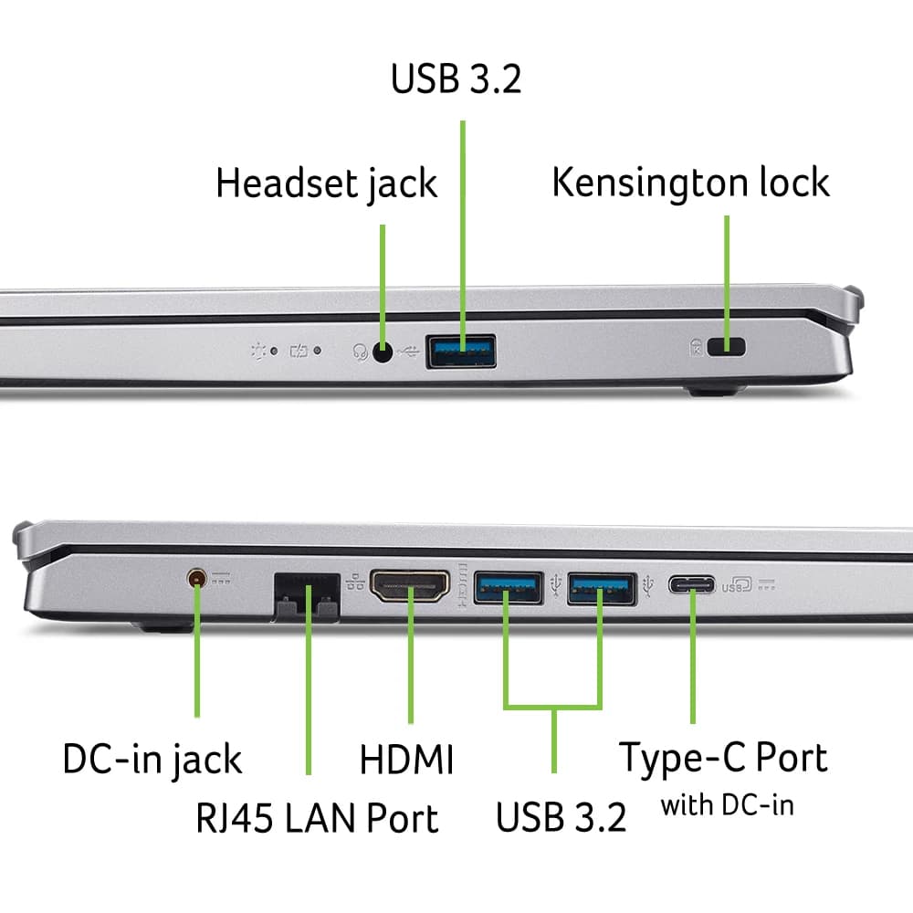 Acer - Portátil Acer Aspire Go 15 AG15-42P-R3HR, Ryzen 7 5825U, 16GB, 512GB SSD, 15,6", W11. - imagen 3