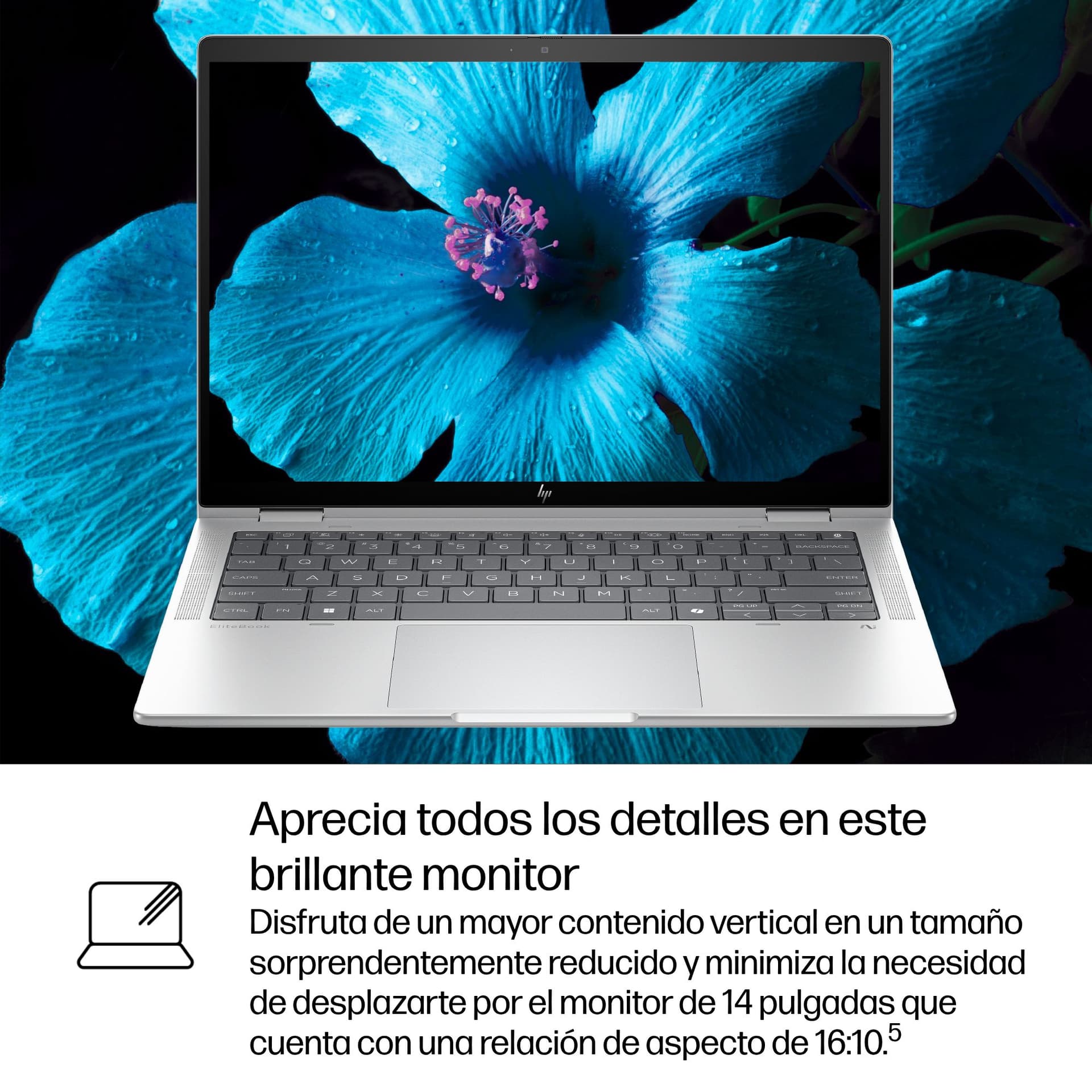 Convertible 2 en 1 - HP EliteBook X Flip G1 Profesional Copilot+ PC, 14" WUXGA, Intel® Core™ Ultra 5 226V 40 TOPS, 16GB RAM, 512GB SSD, Windows 11 Pro - imagen 14