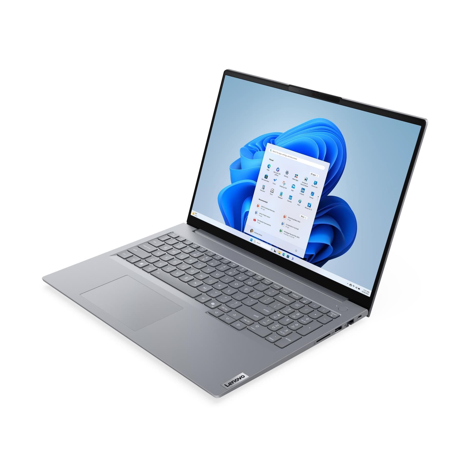Portátil - Lenovo ThinkBook 16 G9 IRL Profesional, 16" WUXGA, Intel® Core™ 7 240H, 16GB RAM, 512GB SSD, Graphics, Windows 11 Pro, Gris - imagen 4