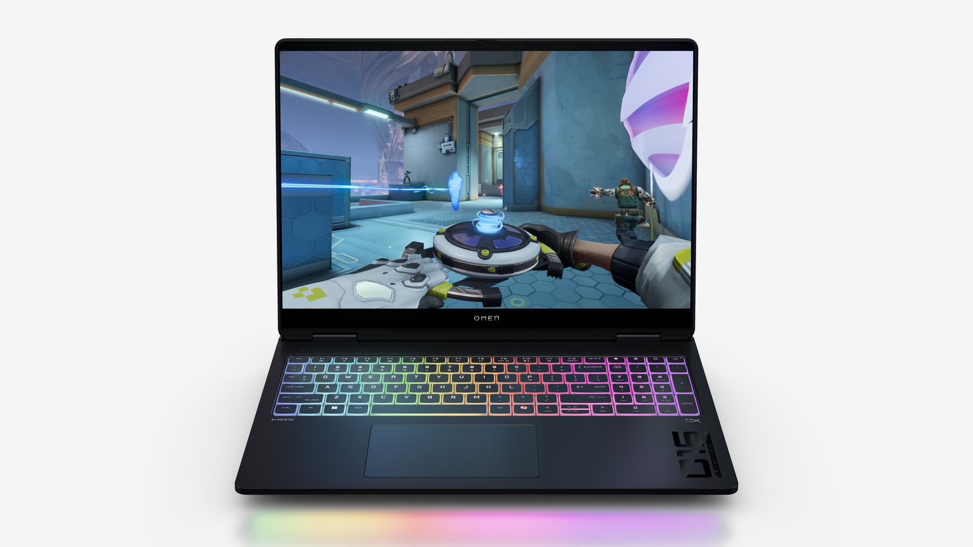 Portátil gaming - HP OMEN MAX 16-ak0004ns Copilot+ PC, 16" WQXGA, AMD Ryzen™AI 9 HX 375 55 TOPS, 32GB RAM, 1TB SSD, GeForce RTX™ 5080, W11 Home - imagen 2