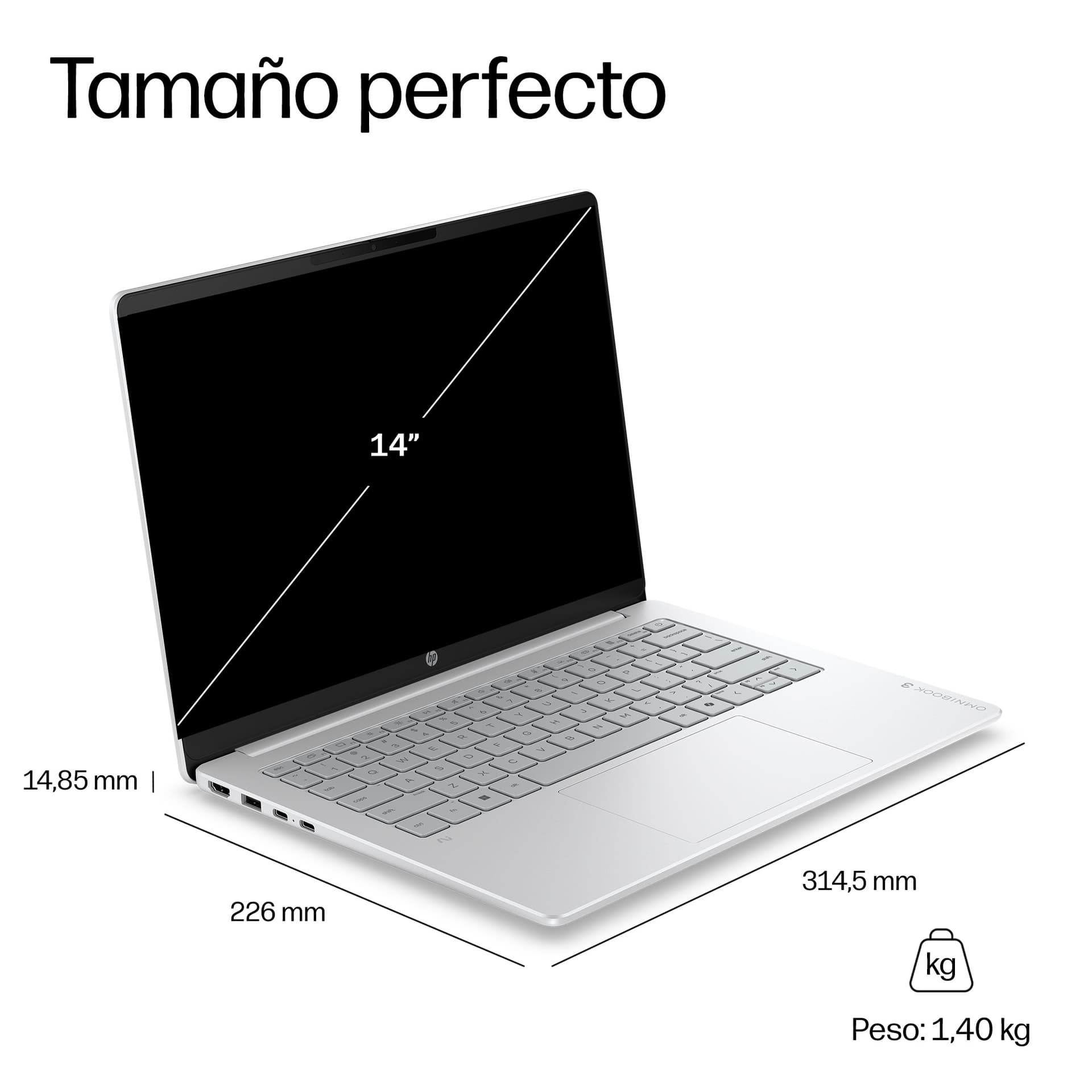 HP OmniBook 3 Laptop Next Gen AI 14-hz0007nsx - imagen 6