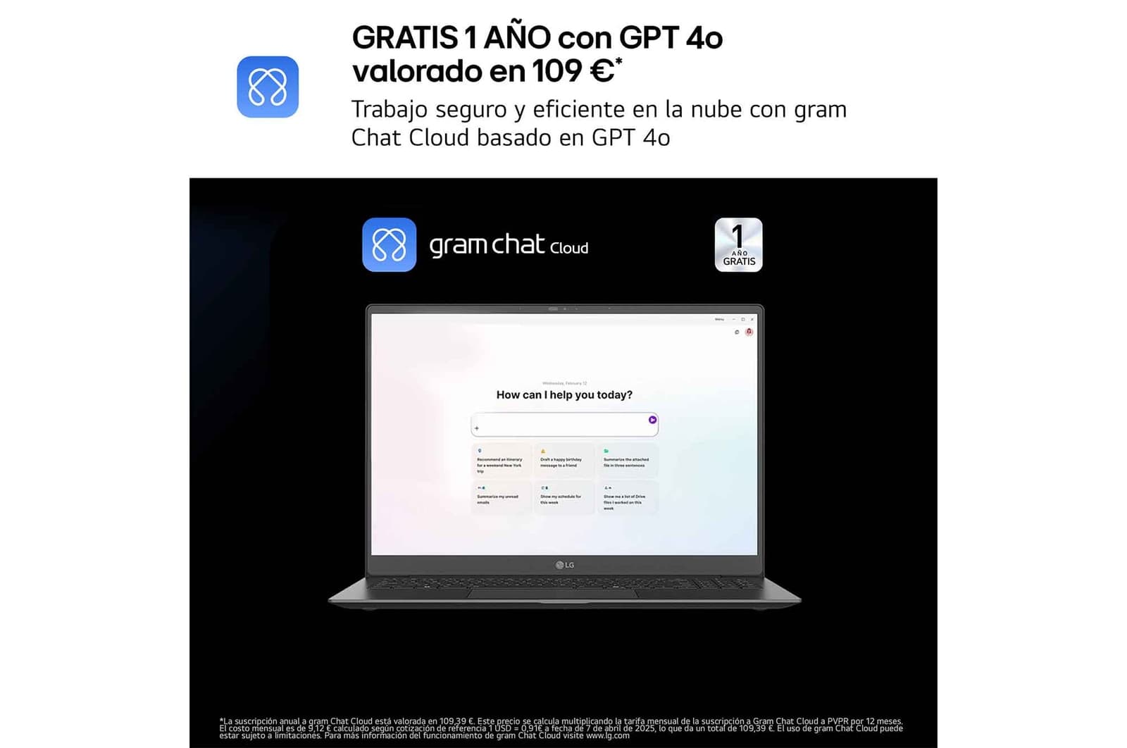 Portátil - LG 16Z90TR-E.AD88B, 16" WQXGA, Intel® Evo™ Edition Core™ Ultra 7-255H, 32 GB RAM, 1 TB SSD, GeForce RTX™ 5050, W11H - imagen 7