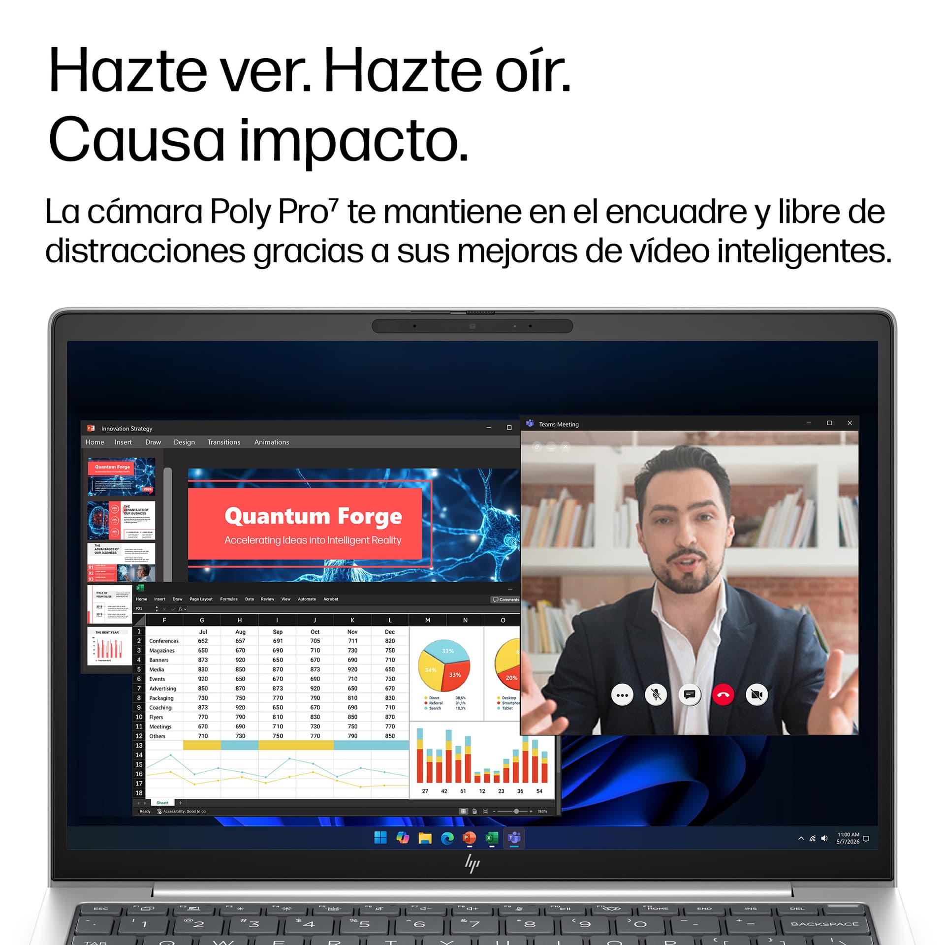 Ordenador portátil con IA de próxima generación HP EliteBook 8 Flip G2i de 13 pulgadas, Wolf Pro Security Edition - imagen 14
