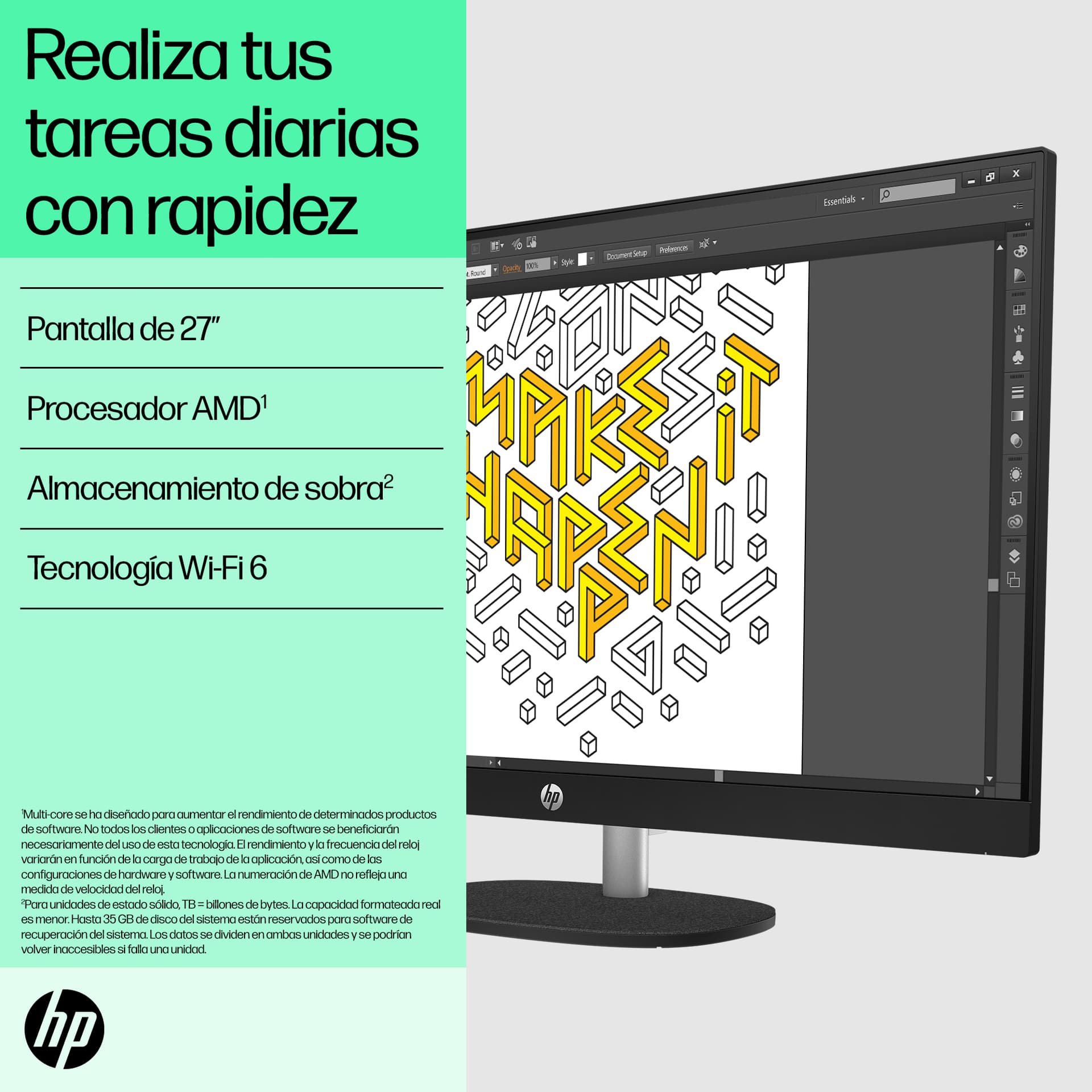 PC All in One HP 27-cr0013ns - imagen 6