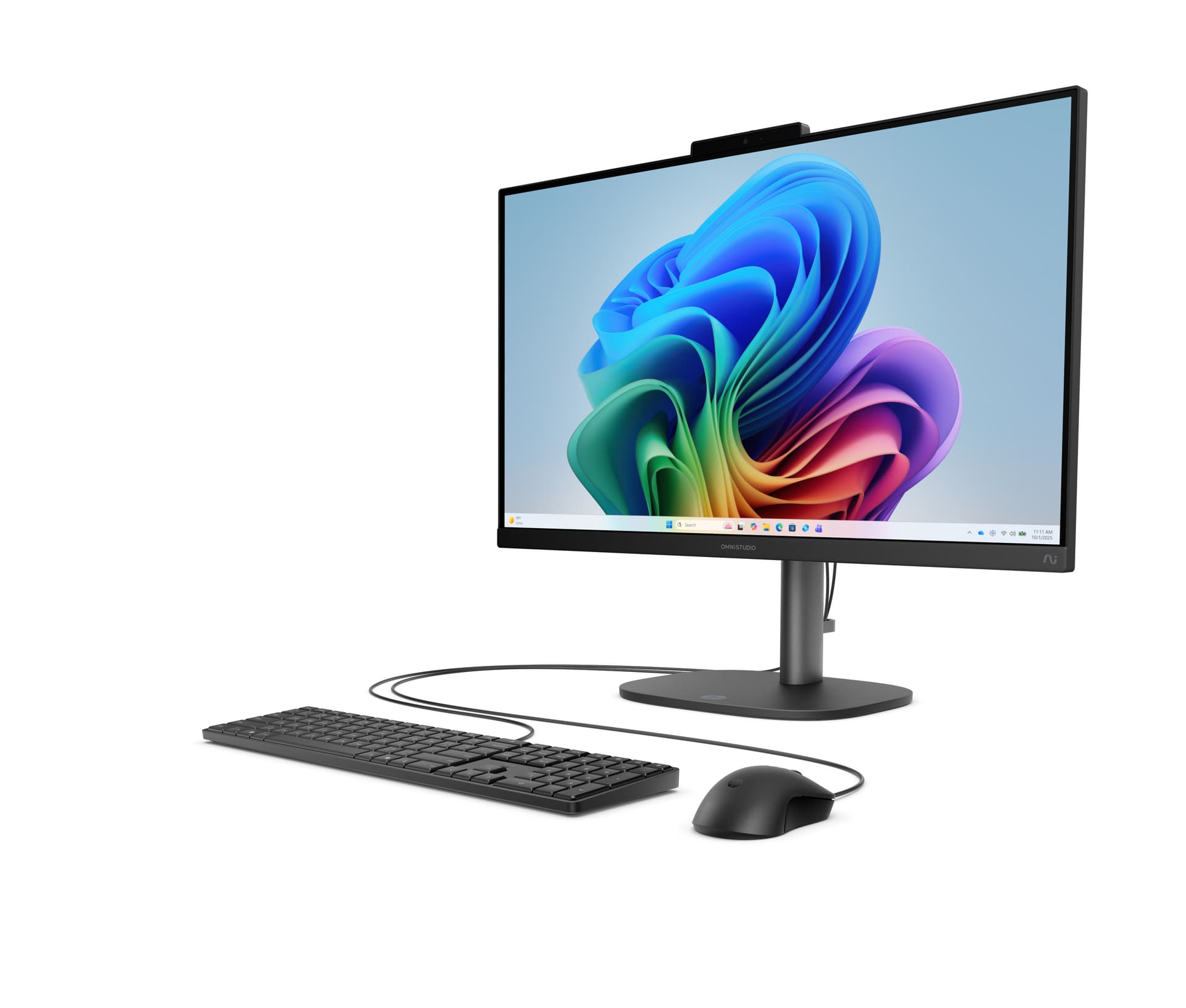 All in one - HP OmniStudio 24-cw0001ns Copilot+ PC, 23.8" Full-HD, AMD Ryzen AI 7 445 50 TOPS, 32 GB RAM, 1 TB SSD, Windows 11 Home, Blanco algodón - imagen 9