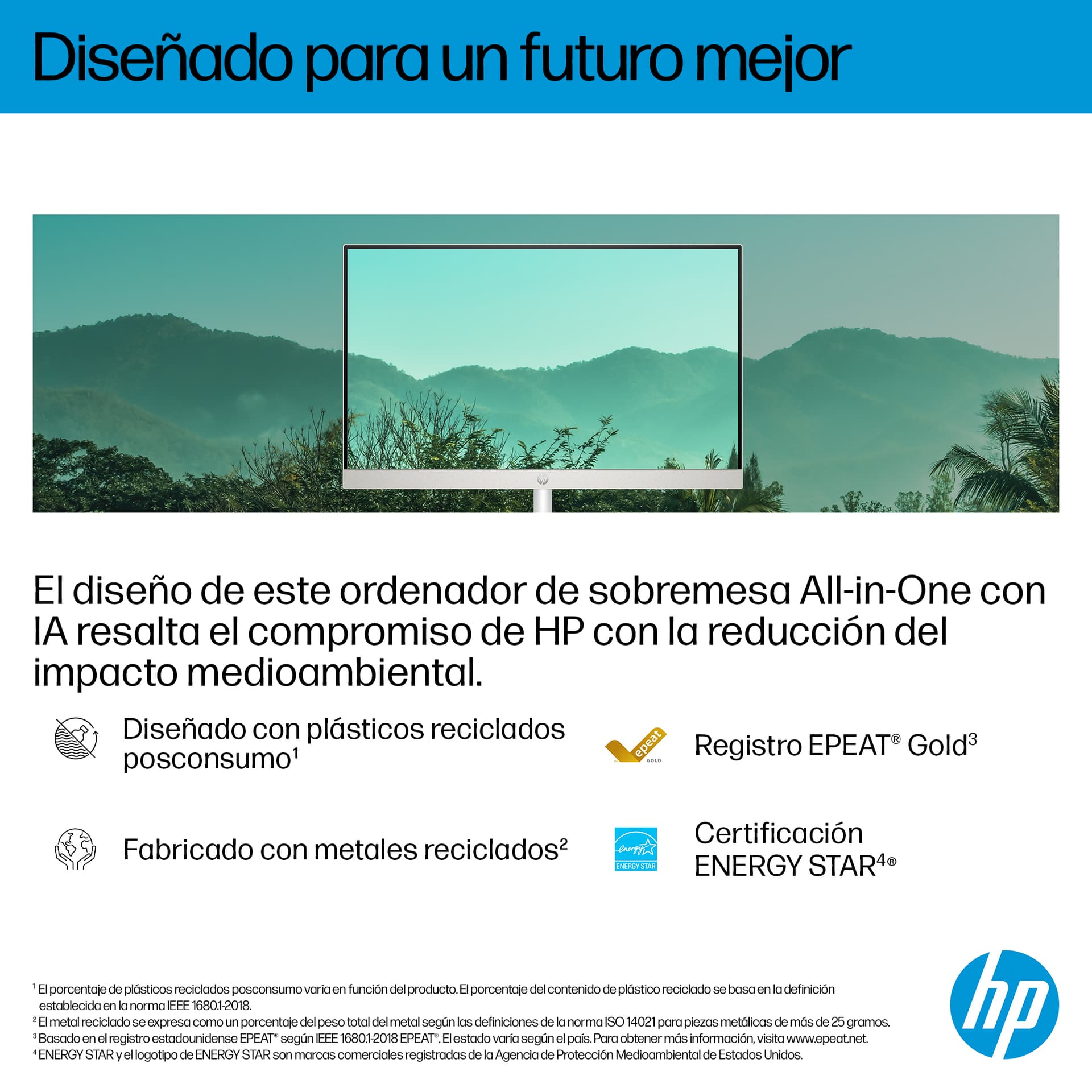 All in one - HP 24-cr2009ns, 23.8" Full-HD, Intel® Core™ Ultra 5 225U, 32GB RAM, 1 TB SSD, UHD Graphics, Windows 11 Home, Blanco caracola - imagen 10