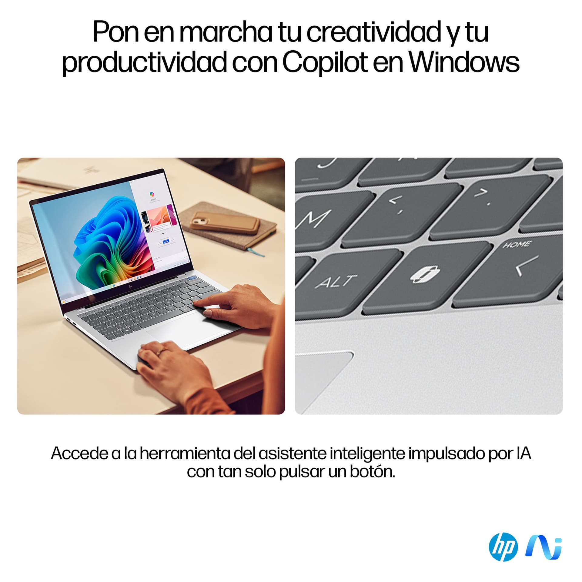 Portátil - HP OmniBook X 14- fe1002ns Copilot+ PC, 14 " 2.2K, Snapdragon® Plus X1P-42-100 45 TOPS, 16GB RAM, 512GB SSD, Gráficos Adreno™, W11 H - imagen 6