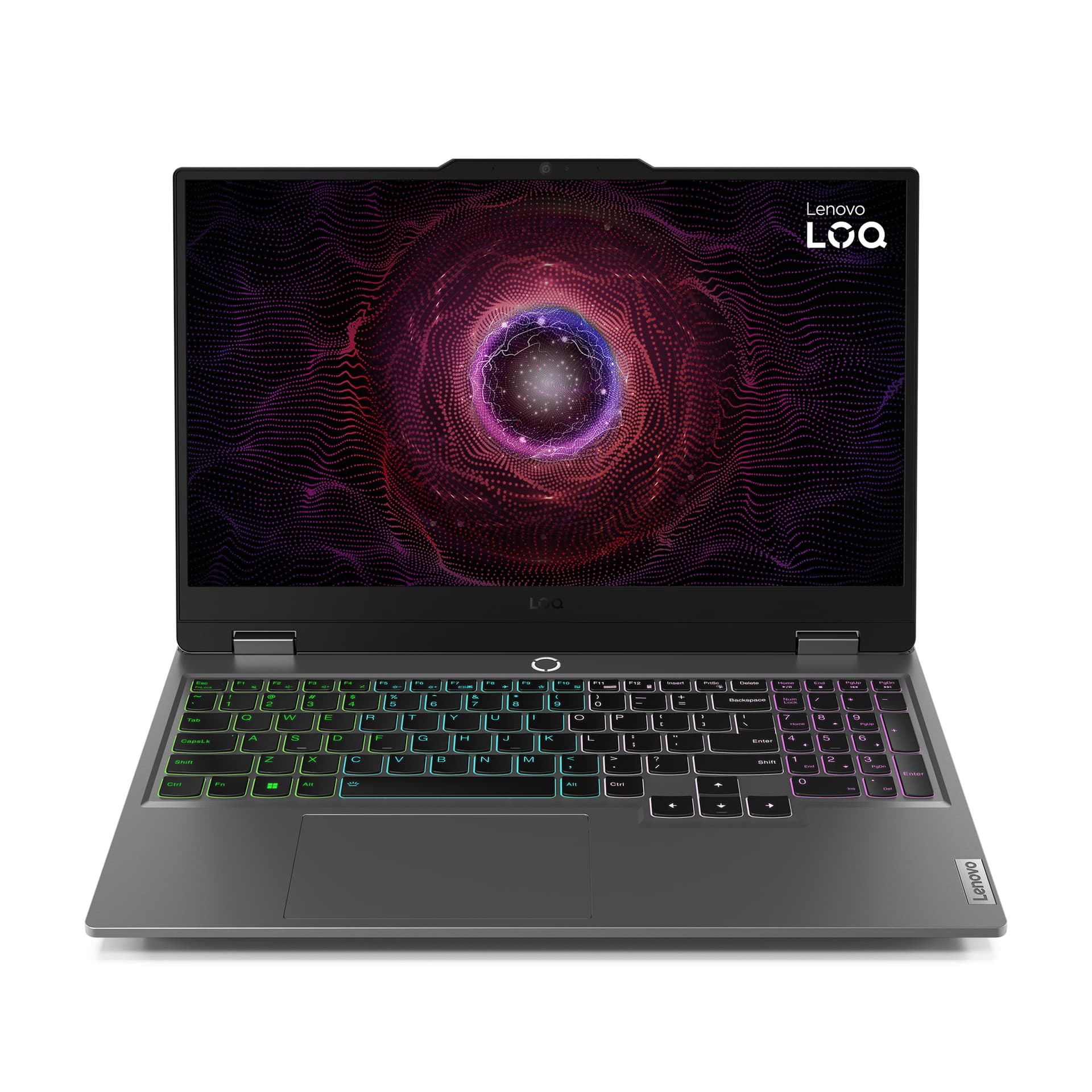 Portátil gaming - Lenovo LOQ 15AHP9, 15.6" Full-HD, AMD Ryzen™ 7 7445HS, 16GB RAM, 512GB SSD, GeForce RTX™ 3050, Sin sistema operativo, Negro - imagen 2