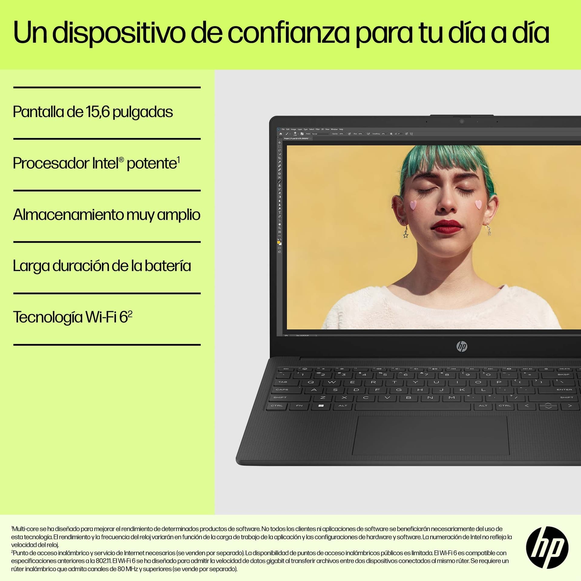 Portátil - HP 15-FD1023NS, 15,6" Full HD, Intel® Core™ Ultra 7 155H, 16 GB RAM, 512 SSD, Arc Graphics, Windows 11 Home, Plata natural - imagen 6