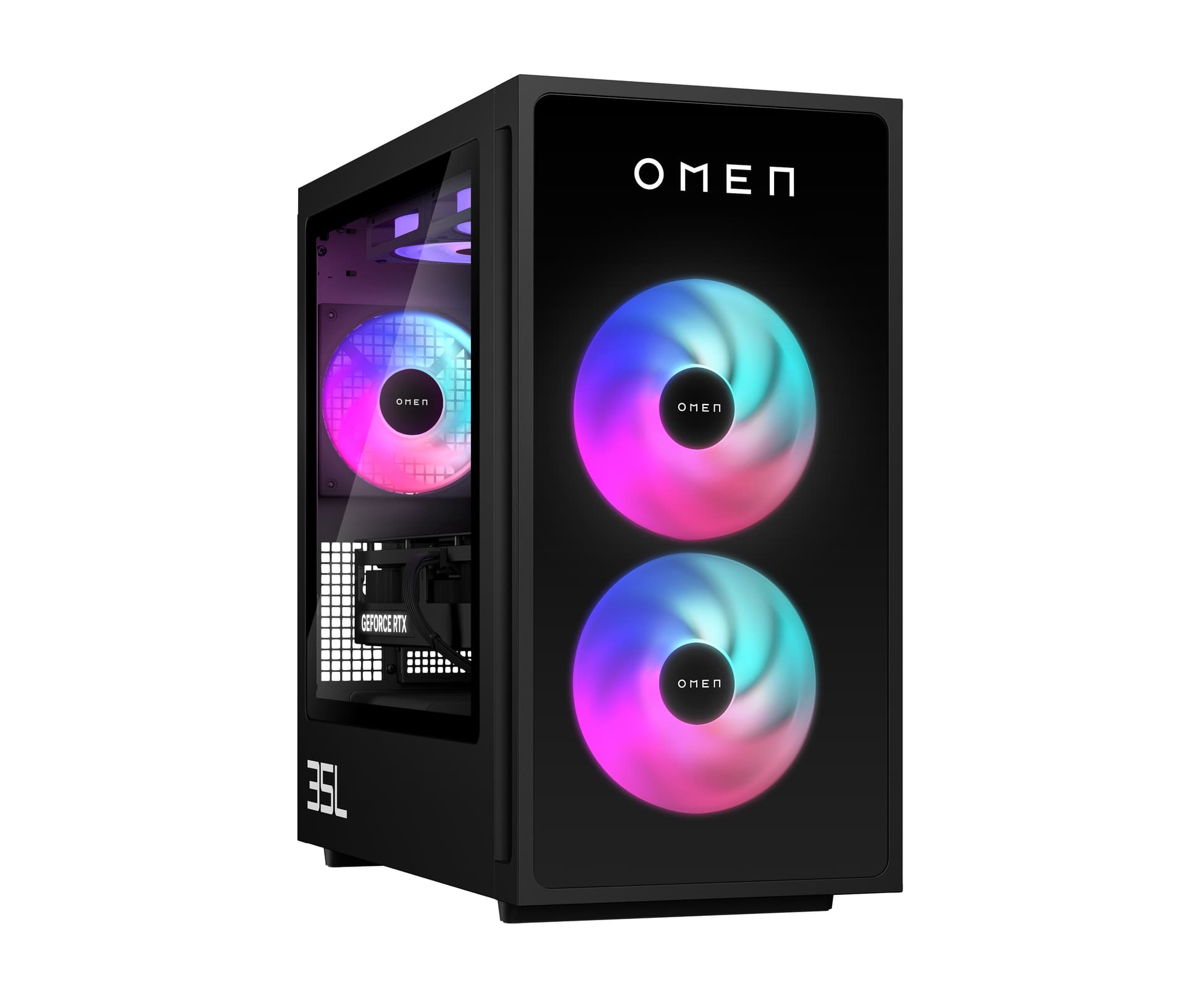HP - Sobremesa Gaming HP OMEN GT16-0089ns, Ryzen 7-8700F, 64GB, 2TB SSD, Nvidia GeForce RTX 5080 16GB, W11. - imagen 3