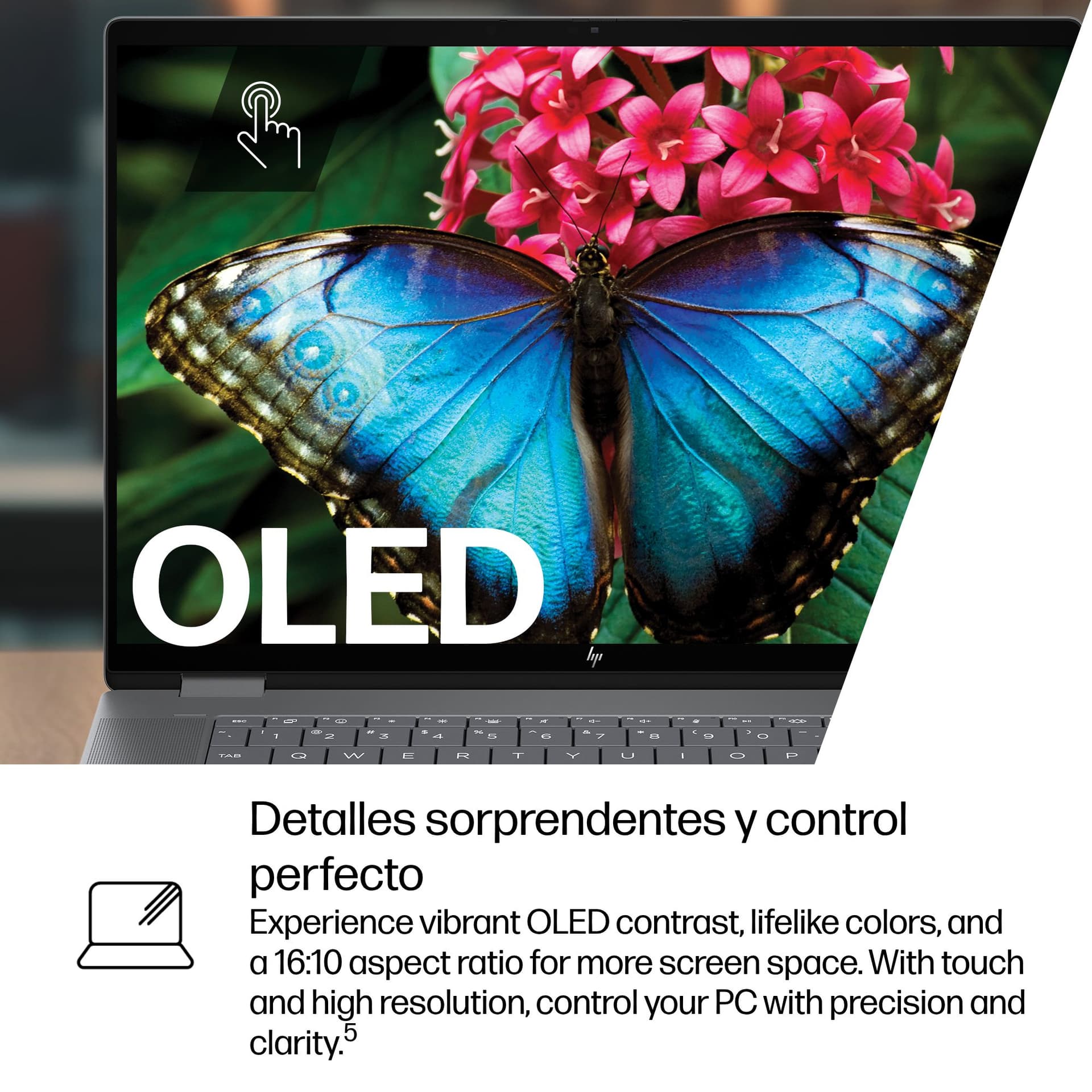 HP - Convertible 2 en 1 HP OmniBook X Flip 16-ar0001ns, Copilot+PC, Ryzen IA 7-350, 16GB, 1TB SSD, 16' OLED, W11. - imagen 15