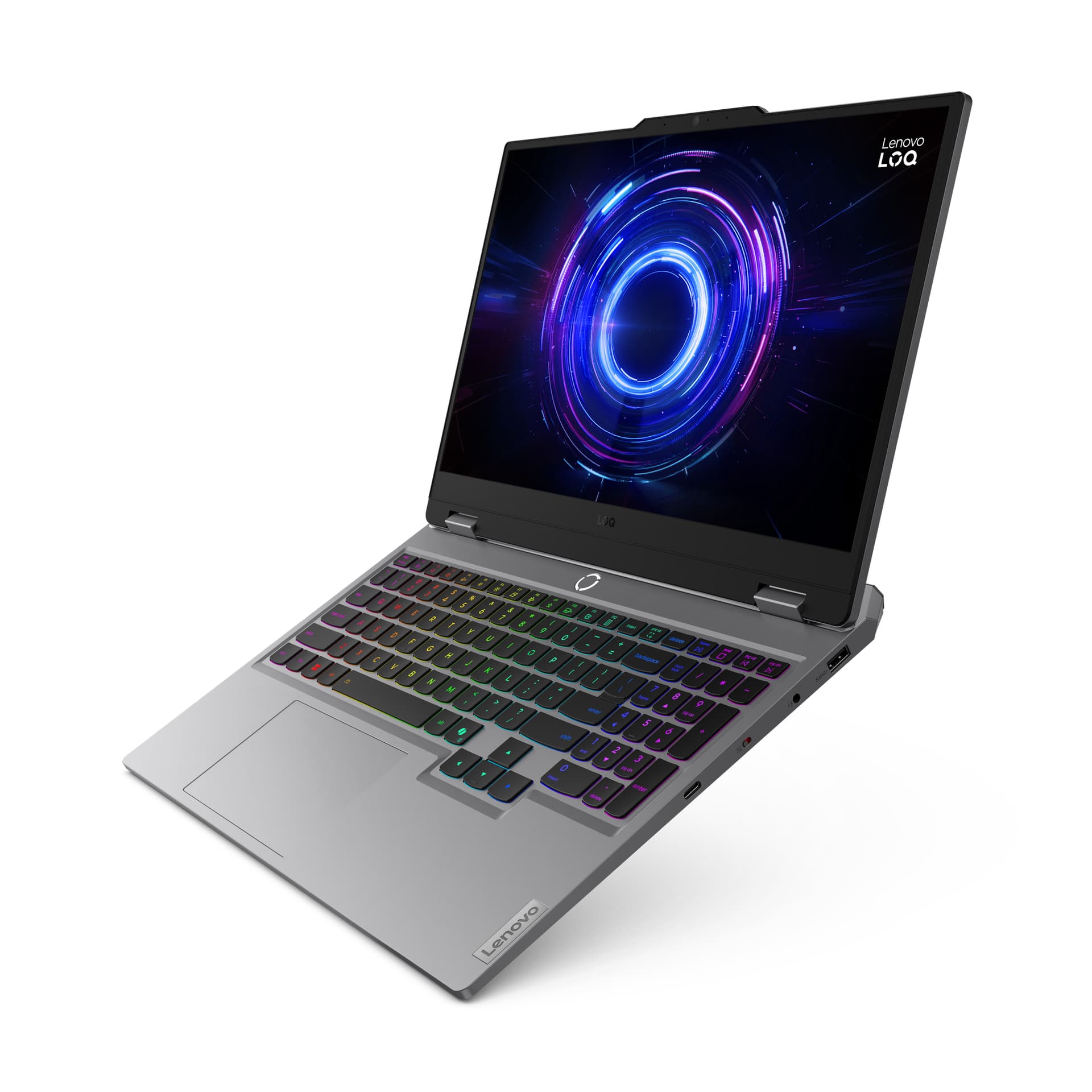 Portátil gaming - Lenovo LOQ 15IRX10, 15.6" Full-HD, Intel® Core™ i7-13650HX, 32GB RAM, 1TB SSD, GeForce RTX™ 5060, Sin sistema operativo, Gris - imagen 6