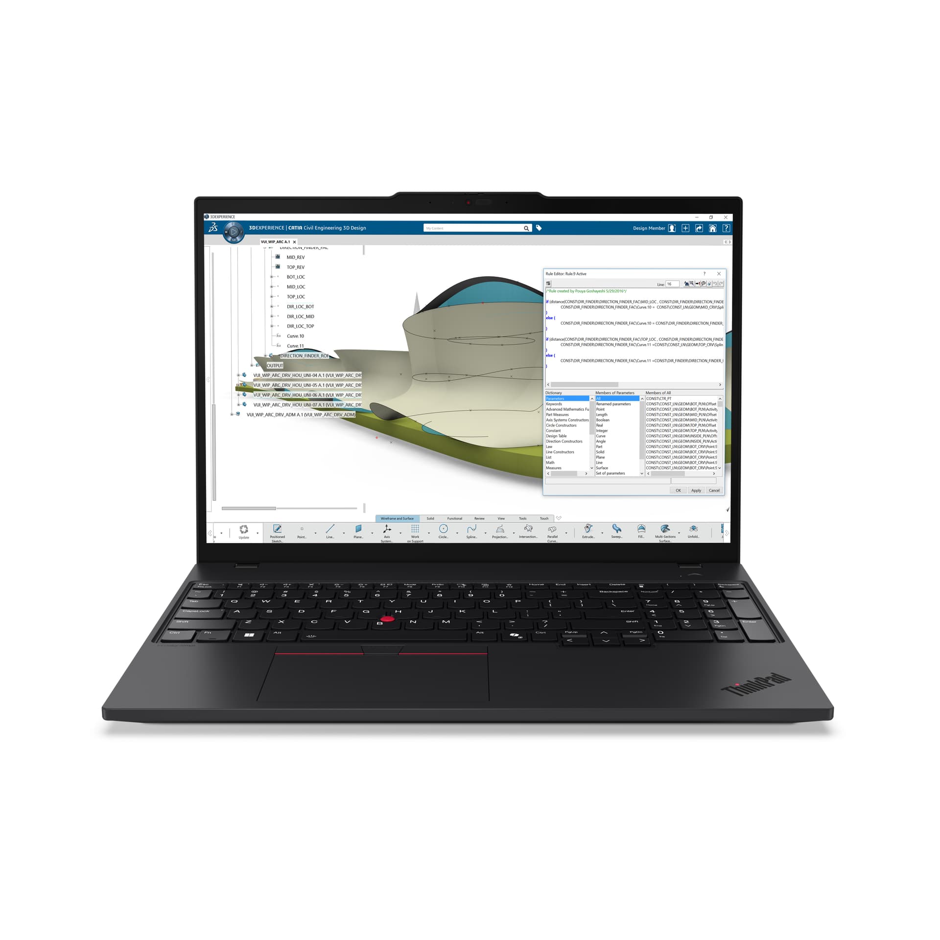 Convertible 2 en 1 - Lenovo ThinkPad P16s Gen 4 Profesional Copilot+ PC, 16" WUXGA, AMD Ryzen™ AI 7 PRO 350, 50 TOPS, 32GB RAM, 1TB, W11Pro - imagen 3
