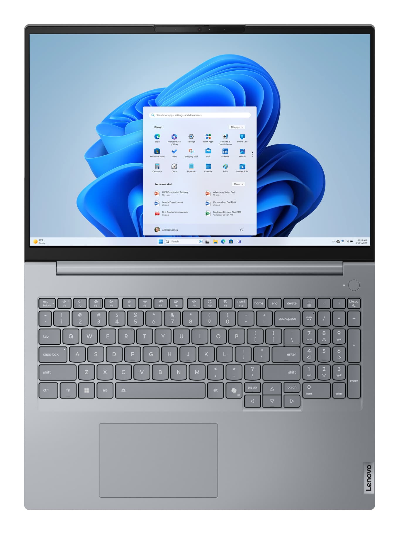 Portátil - Lenovo ThinkBook 16 G8 IAL Profesional, 16" WUXGA, Intel® Core™ Ultra 5 225U, 16GB RAM, 512GB SSD, UHD Graphics, Windows 11 Pro, Gris - imagen 15