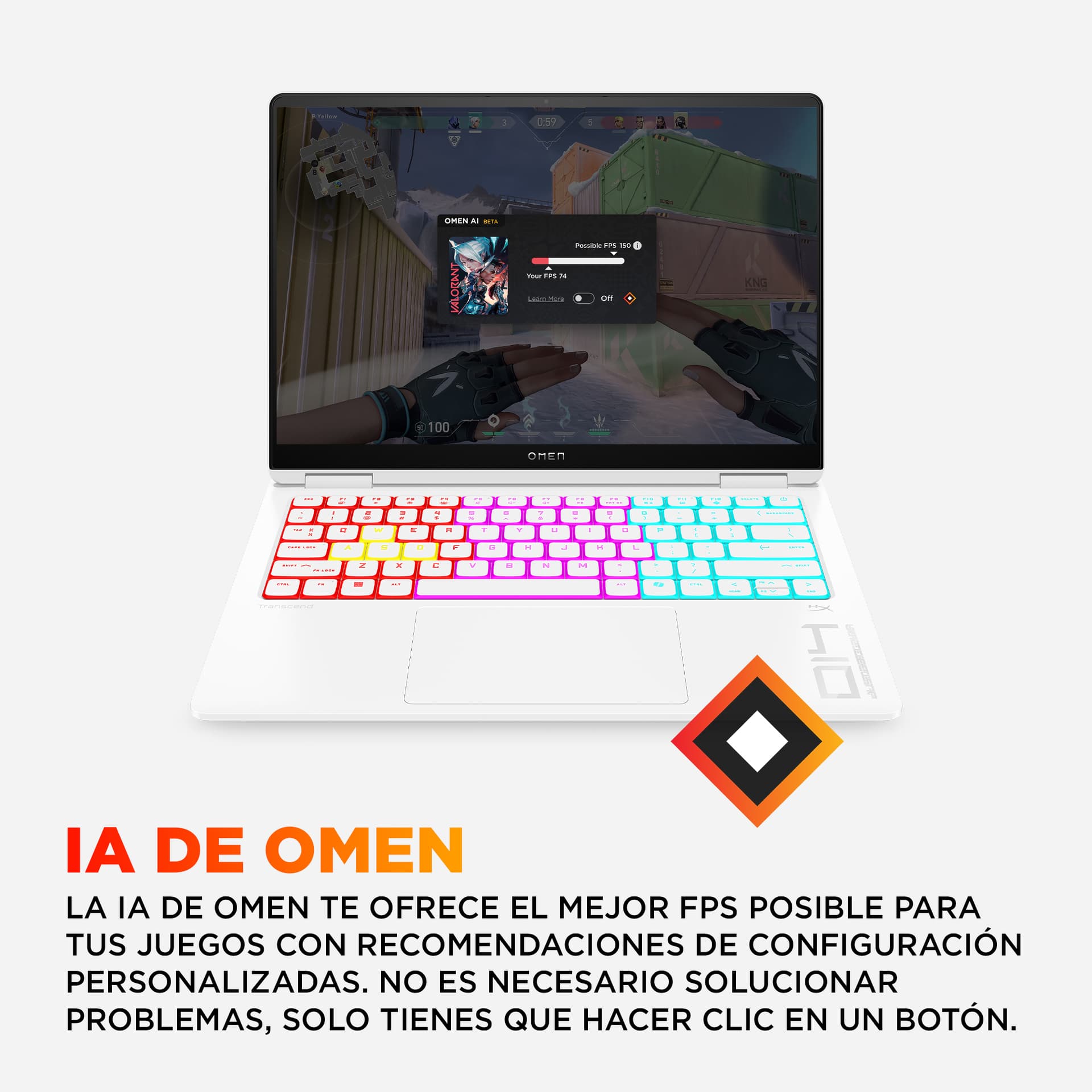 HP - Portátil Gaming HP OMEN Transcend 14-fb1003ns, Intel Core Ultra 9-285H, 64GB, 1TB SSD, Nvidia GeForce RTX 5070 8GB, 14' OLED, W11. - imagen 11