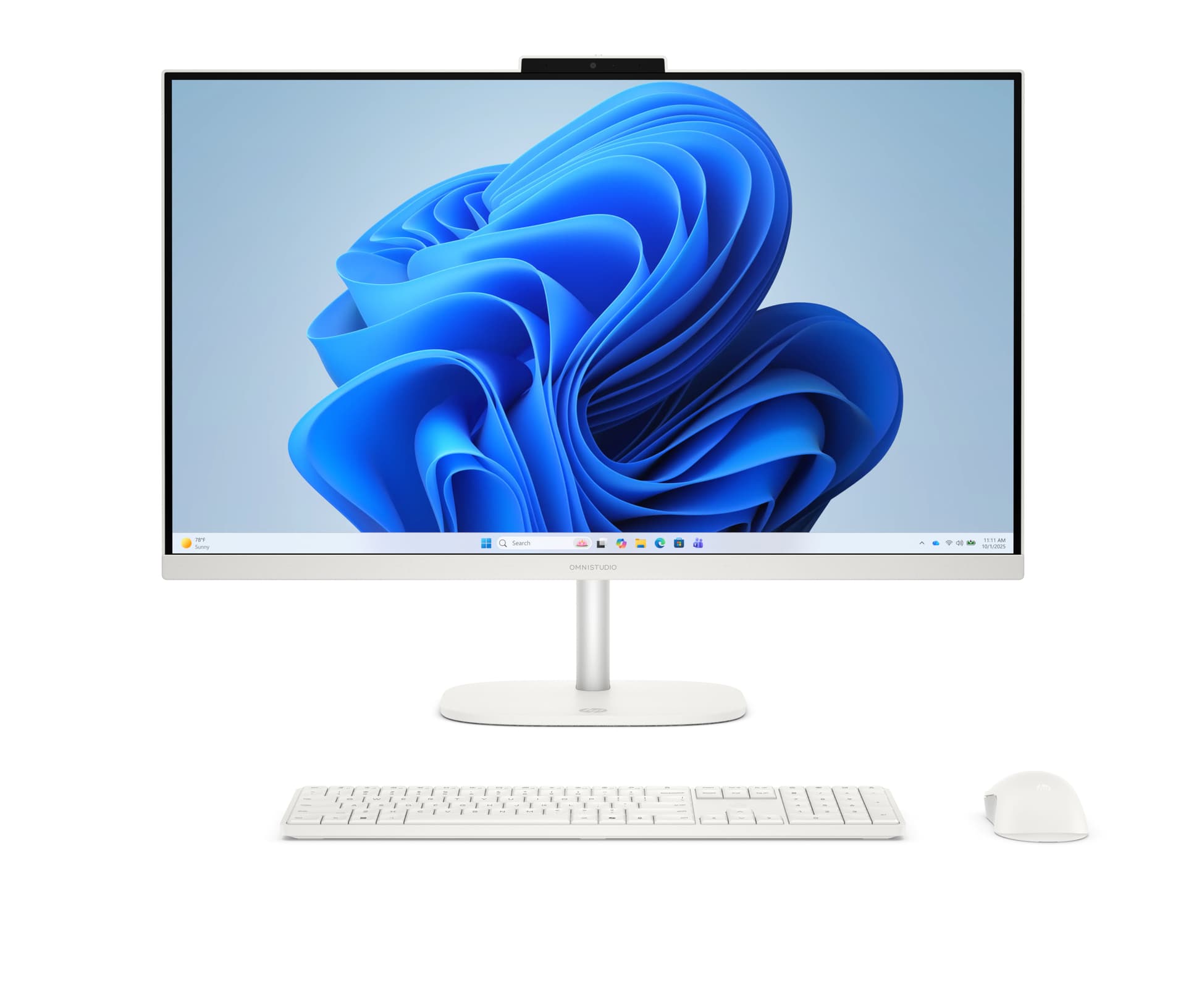 All in one - HP OmniStudio Desktop 27-cu0005ns PC, 27" Full-HD, Intel® Core™ i5-1334U, 16GB RAM, 512 GB SSD, Windows 11 Home, Blanco algodón - imagen 2
