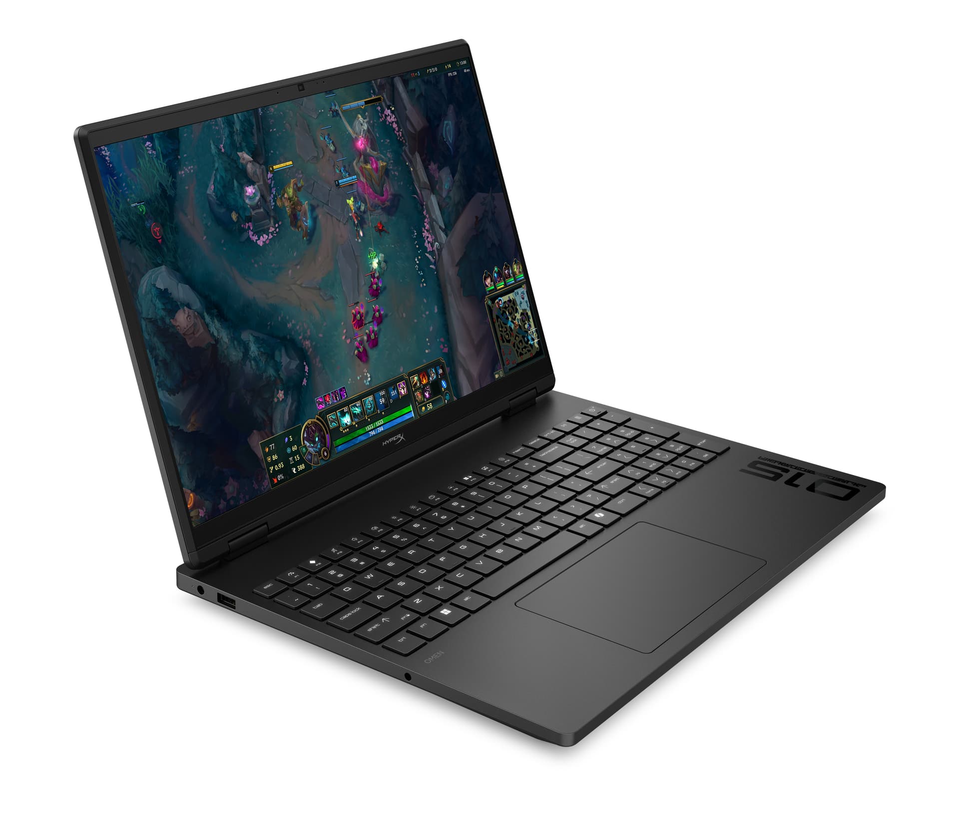 Portátil gaming - HP HyperX OMEN 15-gb0006ns, 15.3" 2K, AMD Ryzen™ 5 240, 16 GB RAM, 512 SSD, GeForce RTX™ 5050, Sin sistema operativo - imagen 3