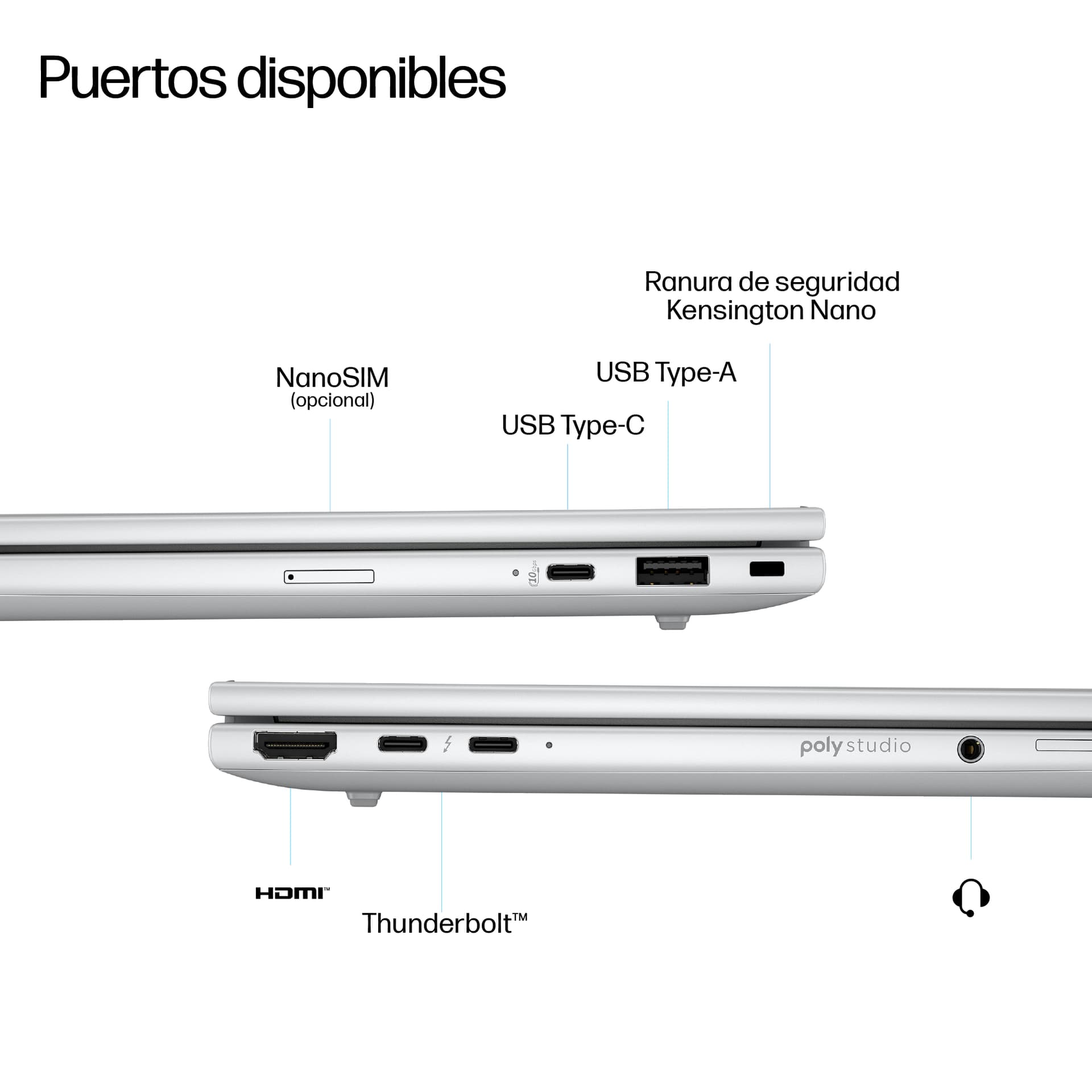 Portátil Profesional HP EliteBook 8 G1a 14" con IA - imagen 5