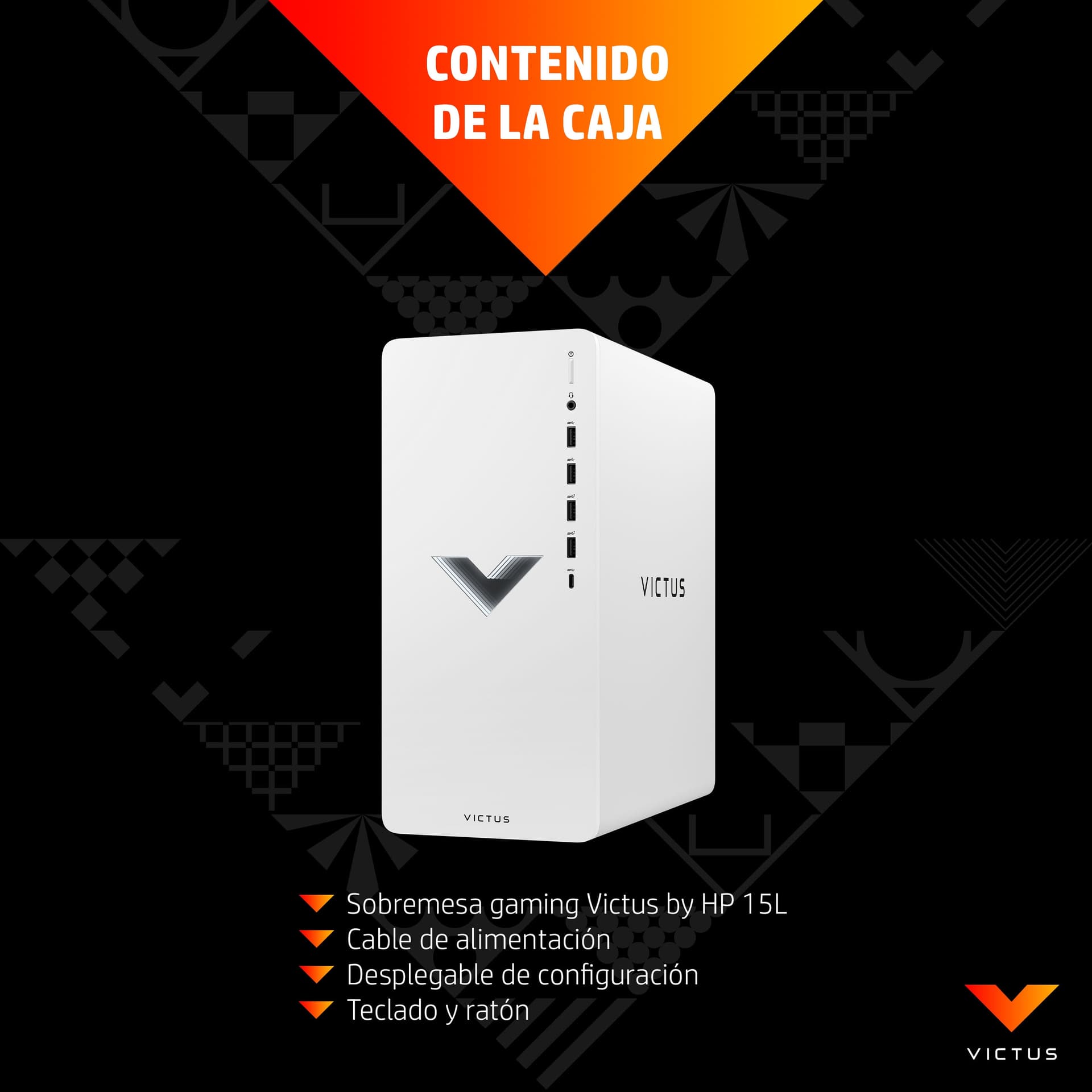 PC gaming - HP Victus 15L TG02-0009ns , AMD Ryzen™ 5 5600G, 16GB RAM, 512GB SSD, RTX™ 3050, W11 H, Plata - imagen 20