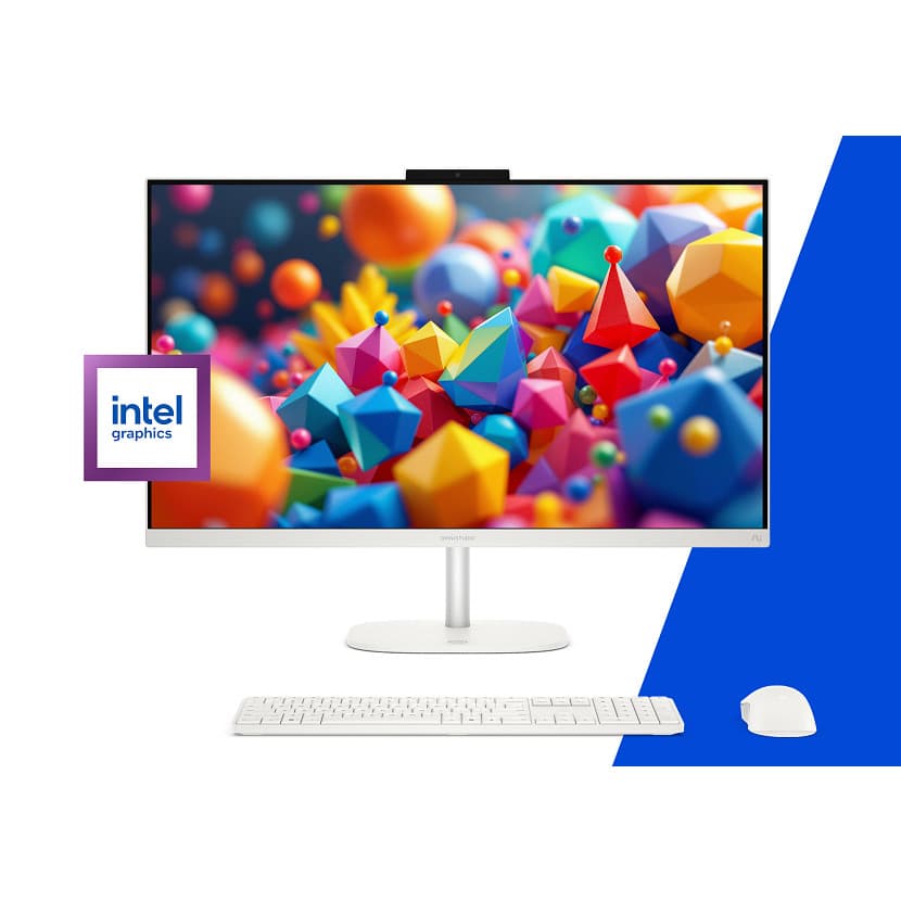 All in one - HP OmniStudio AI 27-cy0001ns Copilot+ PC, 27" Full-HD, Intel® Core™ Ultra 5 325 47 TOPS, 32GB RAM, 1 TB SSD, W11 Home, Blanco - imagen 8