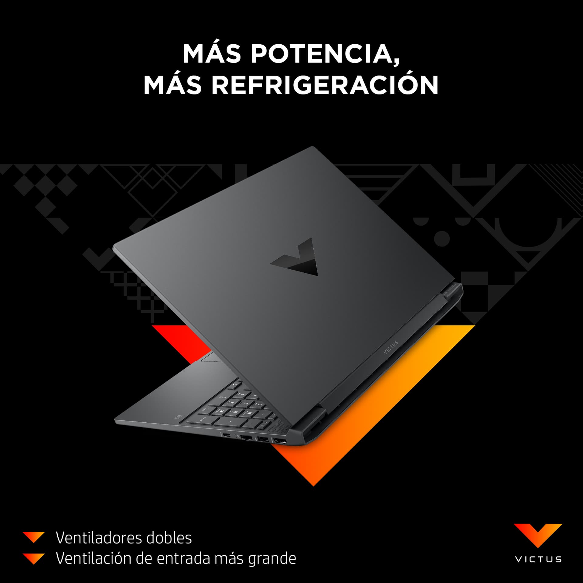 HP - Portátil Gaming HP VICTUS 15-fa0056ns, i7, 16GB, 512GB SSD, Nvidia GeForce RTX 3050 4GB, 15,6', Sin SO. - imagen 10