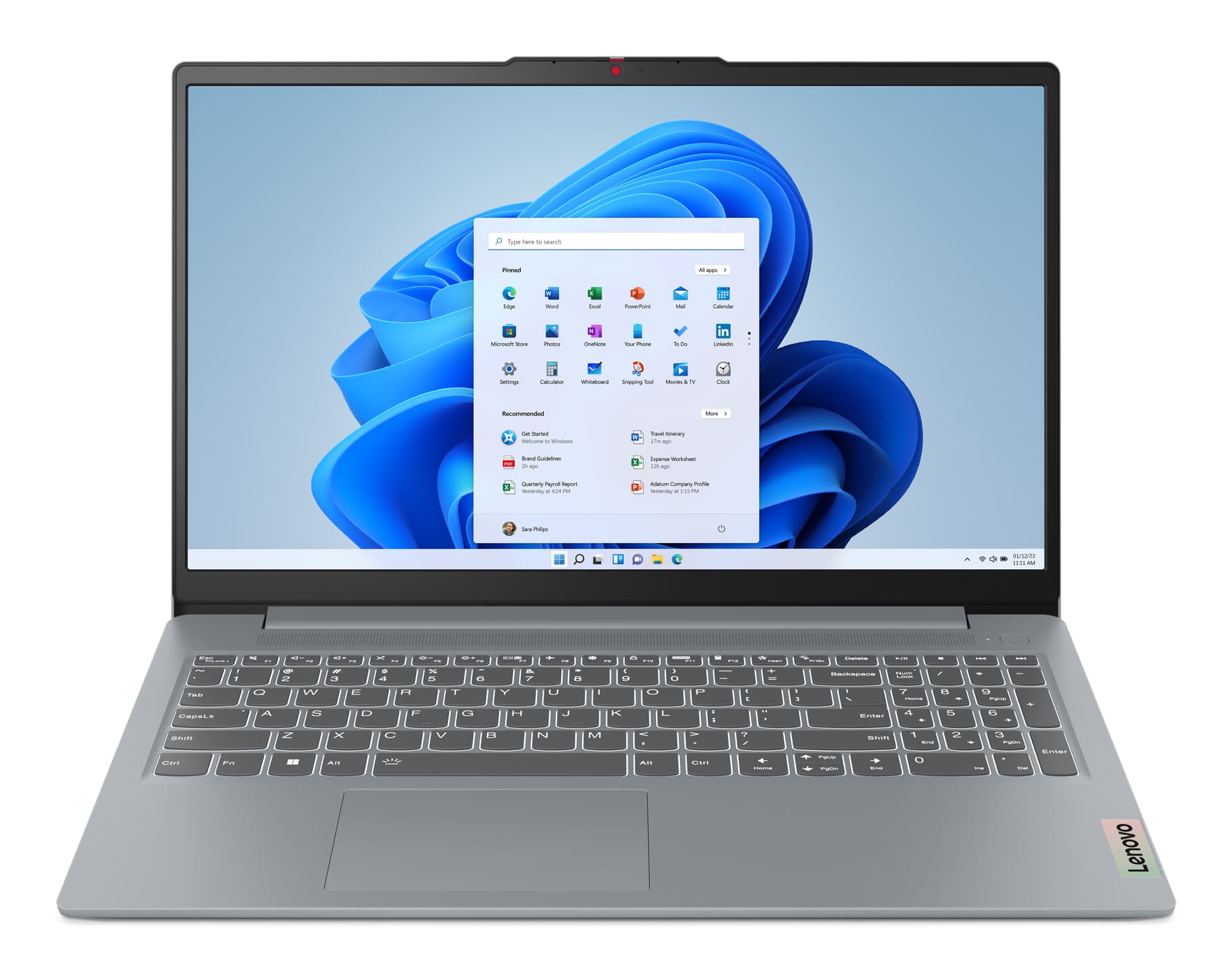 LENOVO - Portátil Lenovo IdeaPad Slim 3 15ABR8, Ryzen 7-5825U, 16GB, 512GB SSD, 15,6', W11. - imagen 2