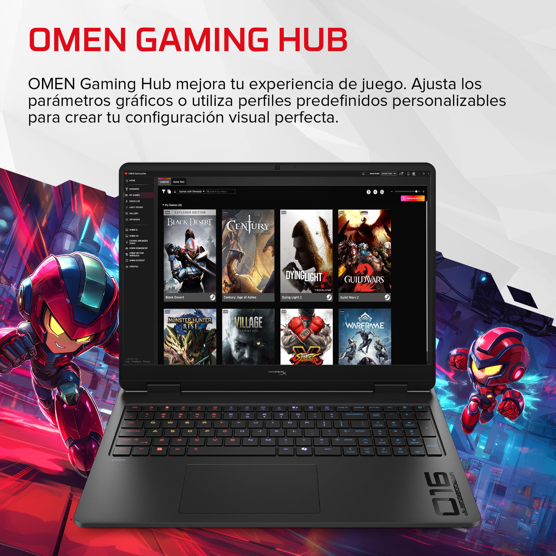 Portátil gaming HyperX OMEN 16-ap1010ns - imagen 13