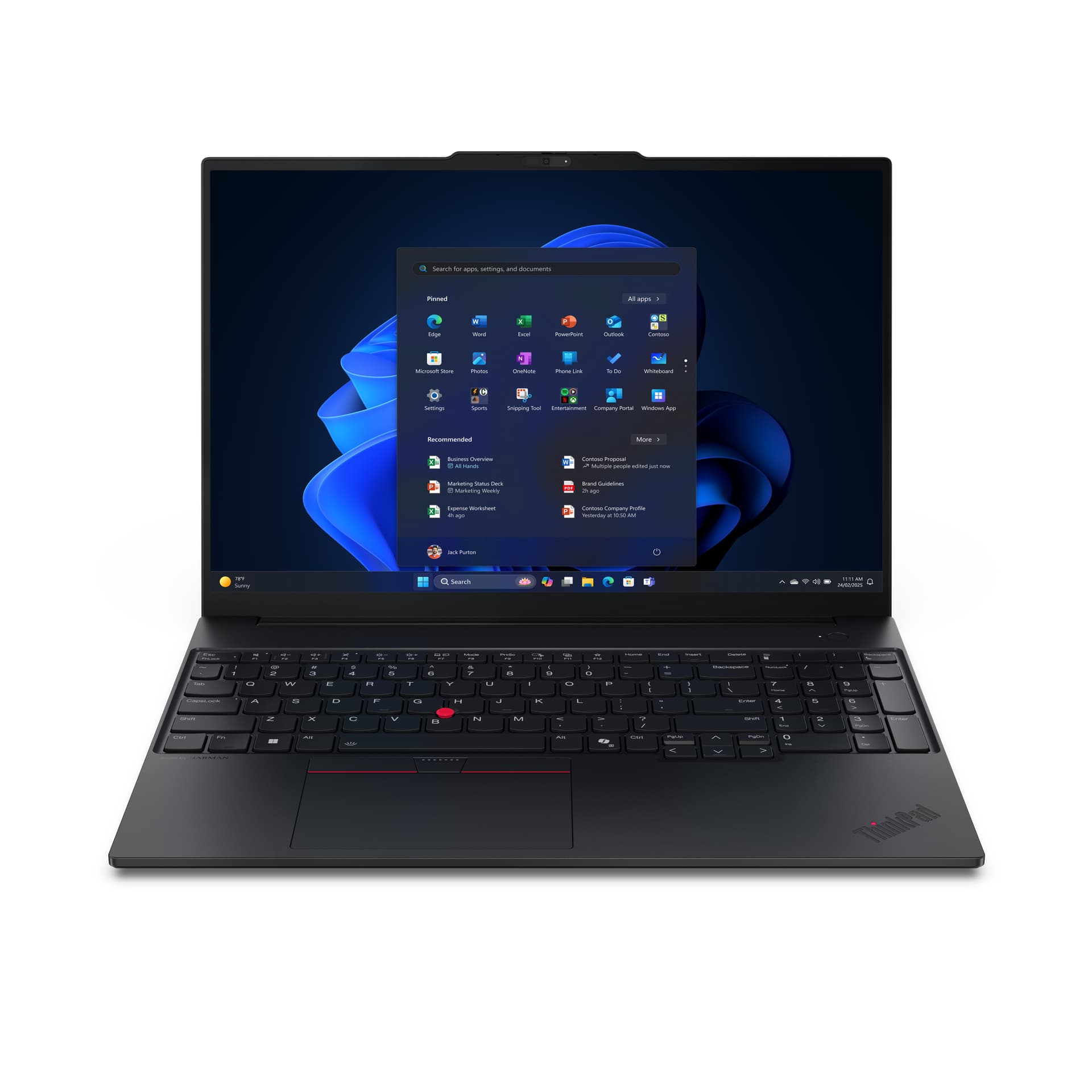 Portátil - Lenovo ThinkPad E16 Gen 3 Profesional Copilot+ PC, 16" WUXGA, Intel® Core™ Ultra 5 226V, 40 TOPS, 16GB RAM, 512GB SSD, Arc™ 130V, W11 Pro - imagen 2