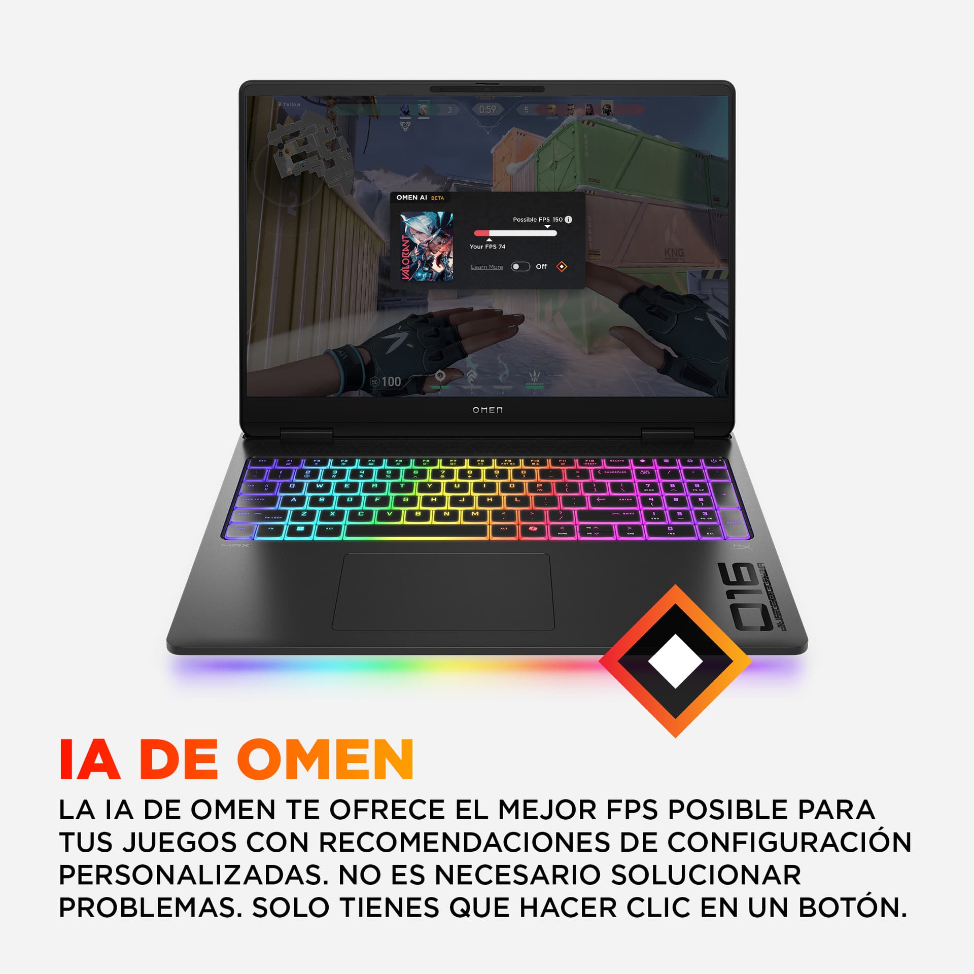 HP - Portátil Gaming OMEN MAX 16-ak0002ns, Copilot+PC, Ryzen AI 9 HX 375, 32GB, 1TB SSD, Nvidia GeForce RTX 5080 16GB, 16", W11. - imagen 10