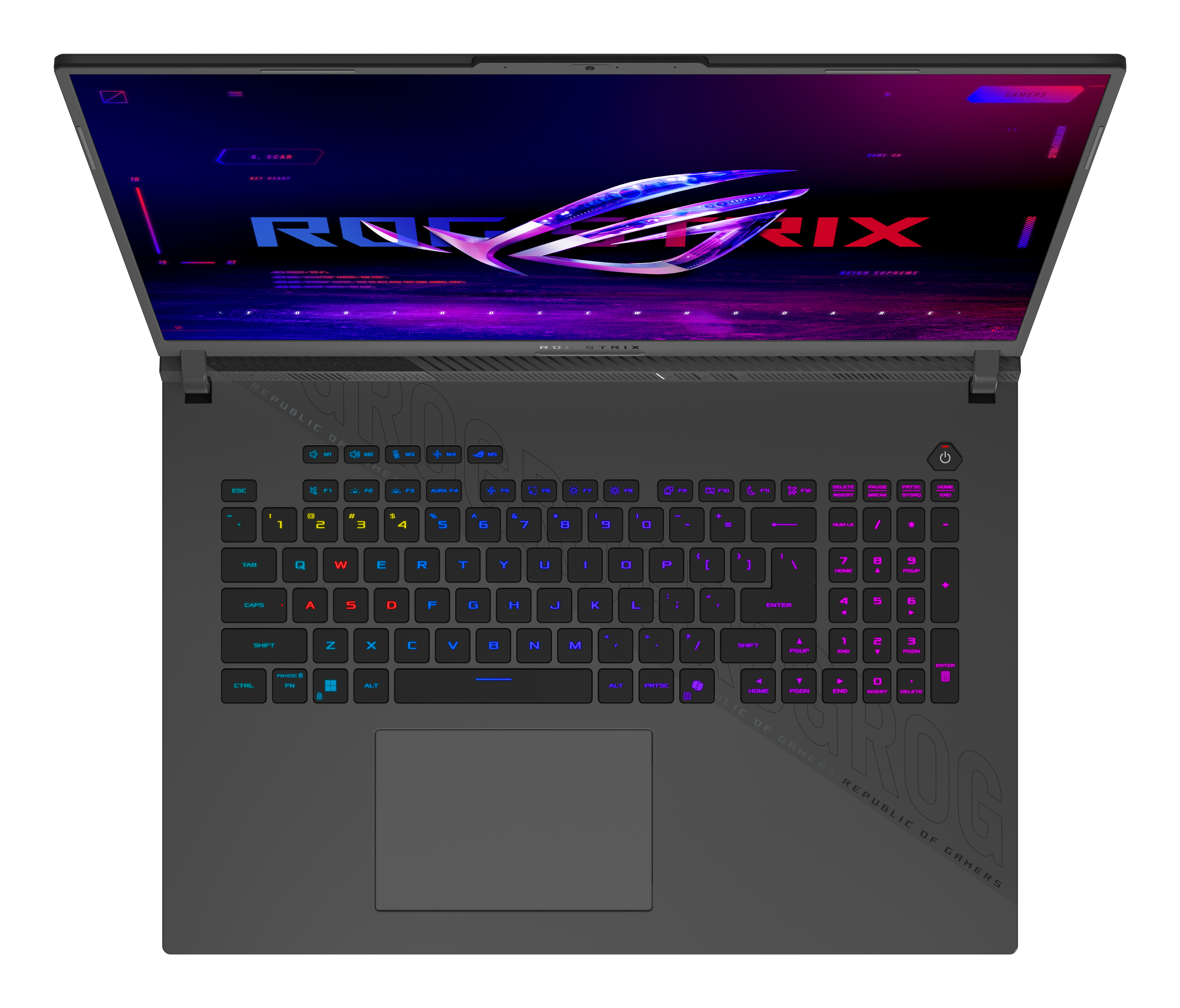 Asus - Portátil Gaming ASUS ROG Strix G18 G814PP-S8055, Ryzen 9-8940HX, 32GB, 1TB SSD, Nvidia GeForce RTX 5070 8GB, 18", Sin Sistema Operativo. - imagen 6