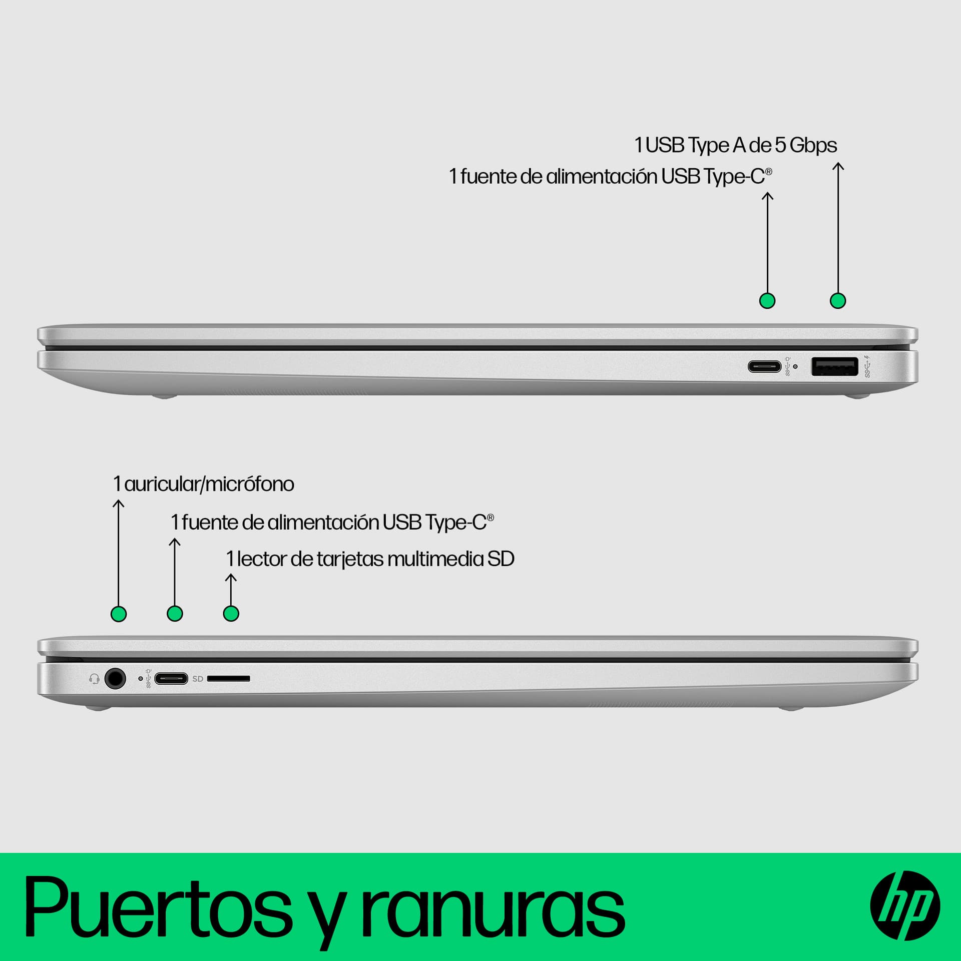 HP - Chromebook Plus HP 15a-nb0000ns, i3-N305, 8 GB, 256 GB UFS, 15,6', ChromeOS. - imagen 6