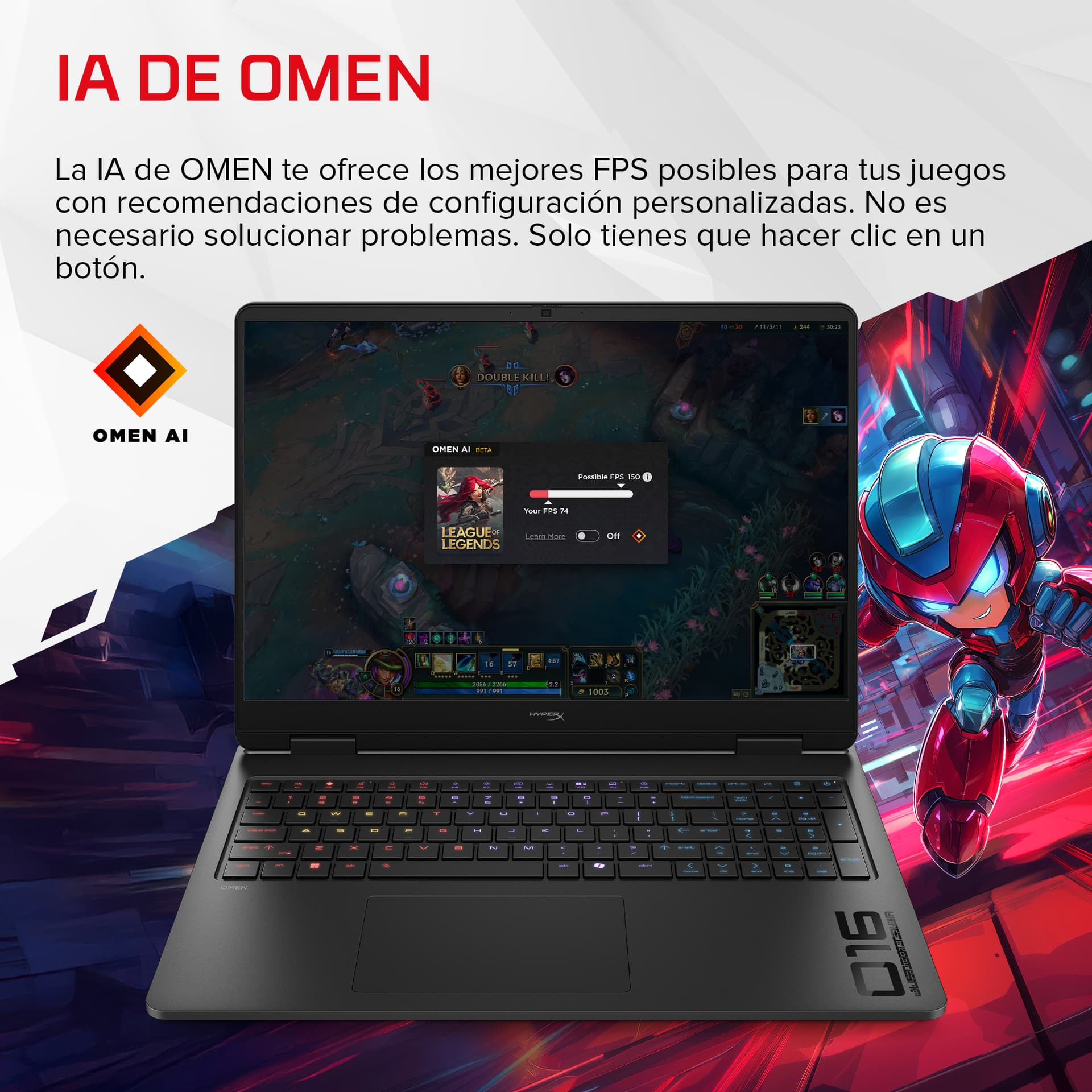 HyperX OMEN 16 pulgadas Gaming Laptop PC 16-am2012ns - imagen 13
