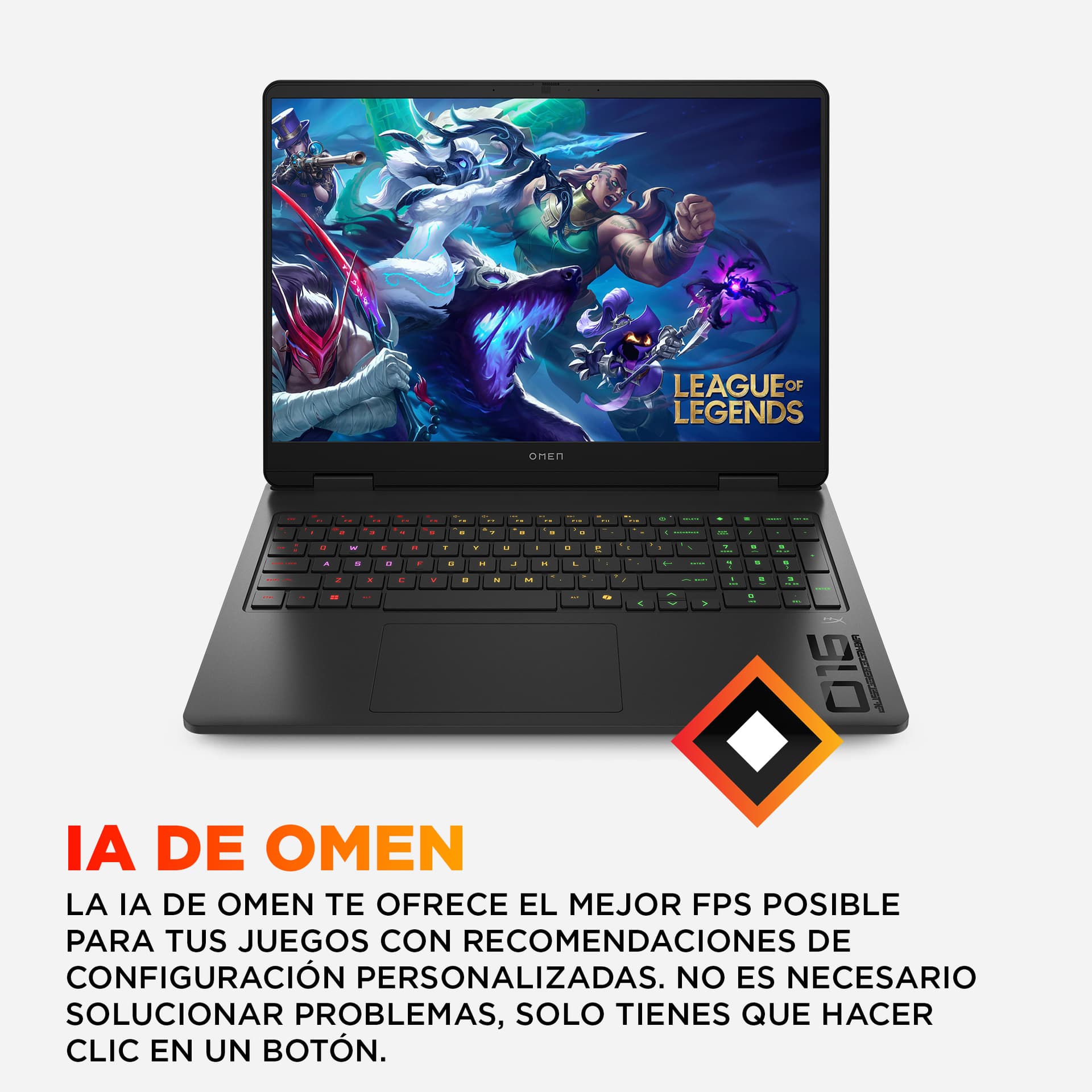 Portátil gaming - HP OMEN 16-am0024ns, 16" 2K, Intel® Core™ Ultra 7 255H, 32GB RAM, 1TB SSD, GeForce RTX™ 5060, Sin sistema operativo - imagen 9