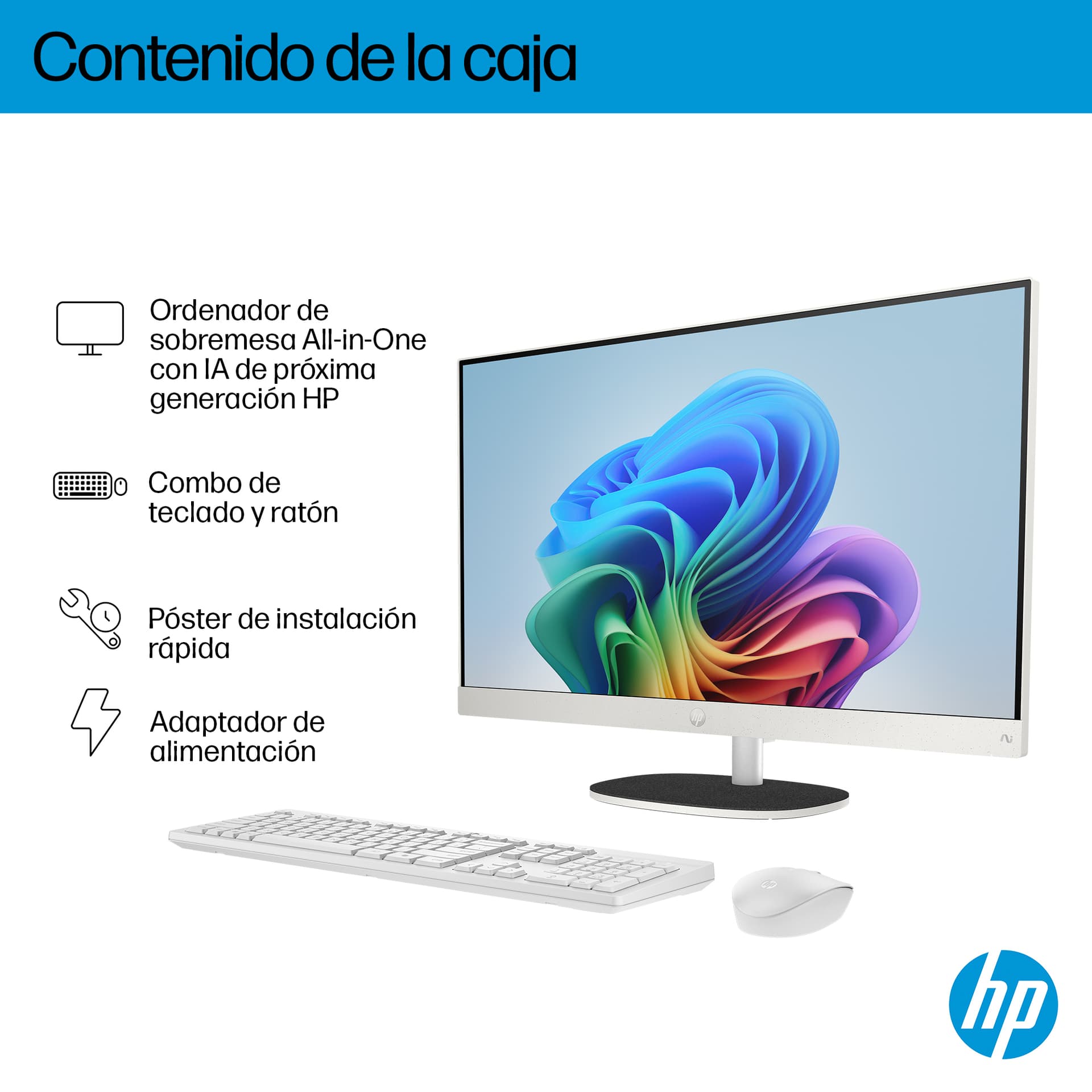 HP - All in One HP 24-ct2003ns, Copilot+PC, Ryzen AI 5, 16GB, 1TB SSD, 23,8', W11. - imagen 6