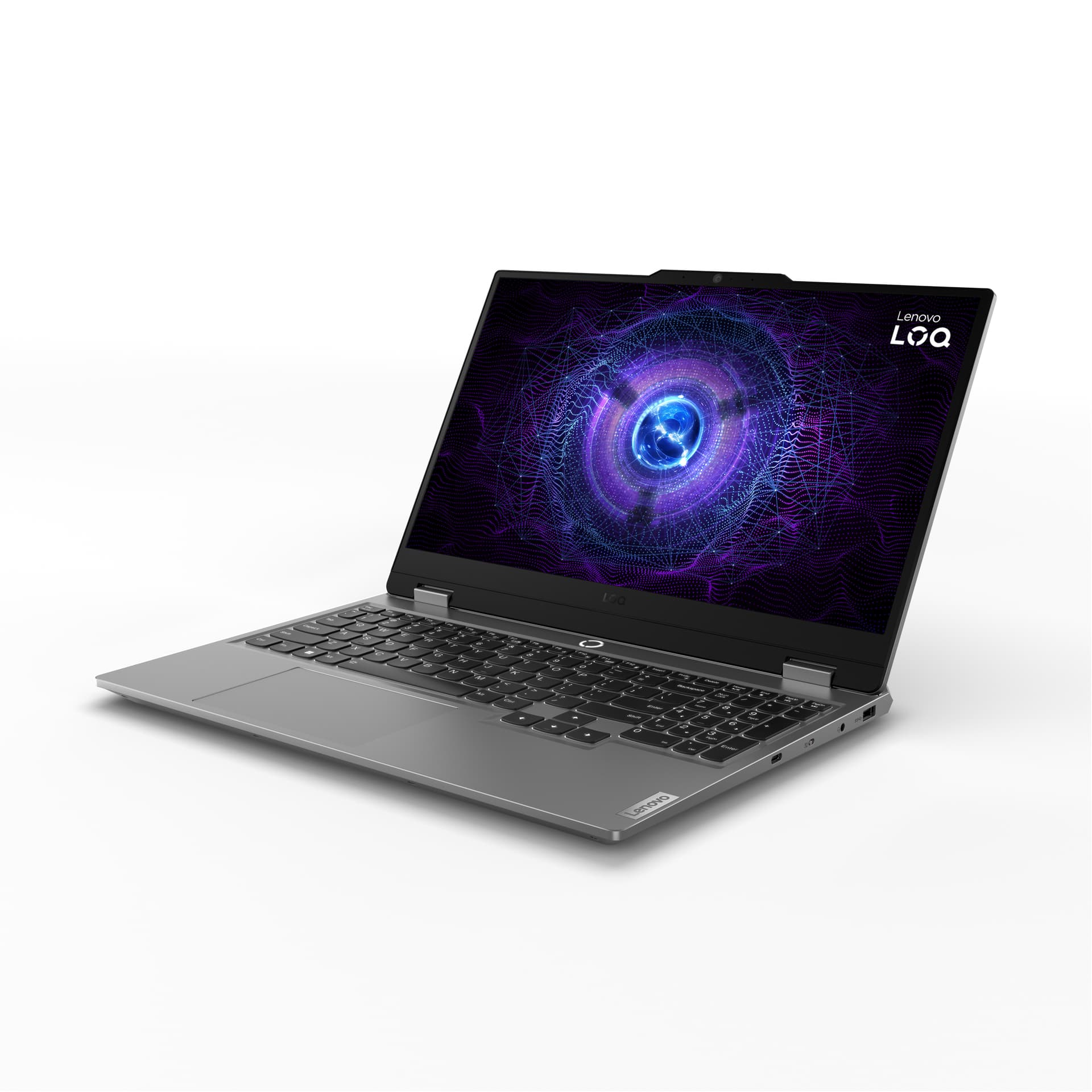 Portátil gaming - Lenovo LOQ 15IAX9, 15.6" Full-HD, Intel® Core™ i5-12450HX, 24GB RAM, 512GB SSD, GeForce RTX™ 4050, Sin sistema operativo, Gris - imagen 4