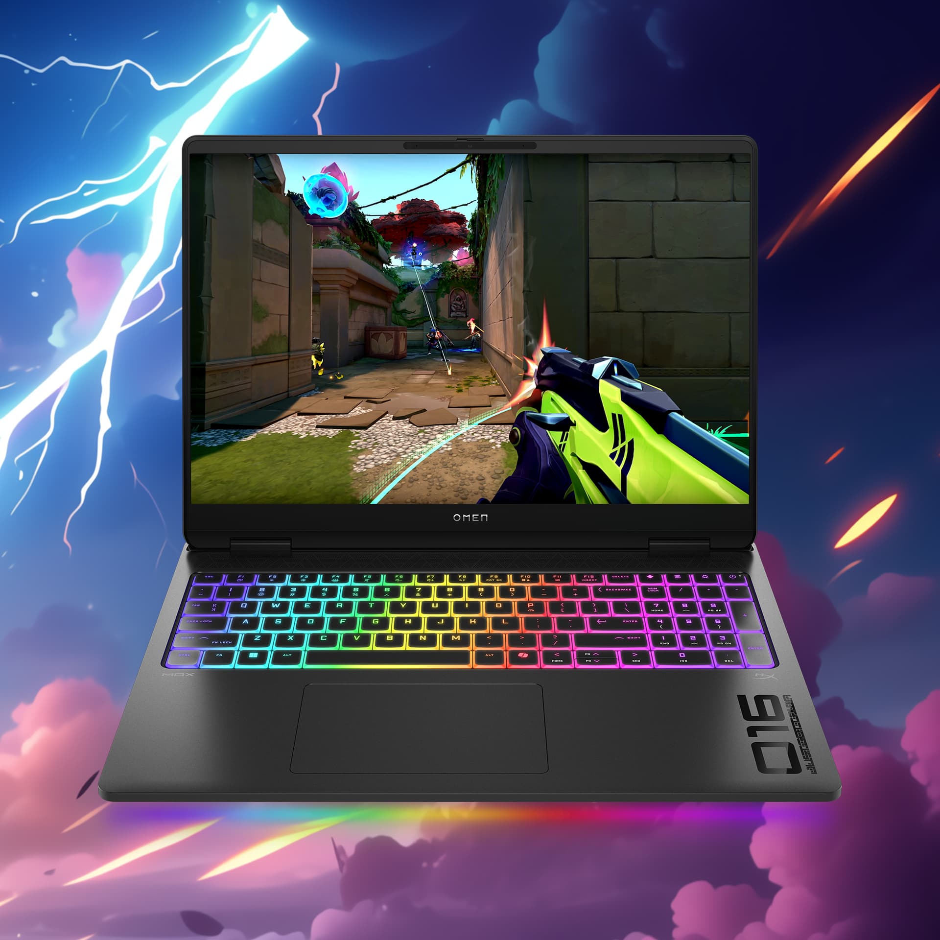 HP - Portátil Gaming HP OMEN MAX 16-ah0017ns, Intel Core Ultra 7-255HX, 32GB, 1TB SSD, Nvidia GeForce RTX 5070Ti 12GB, 16', W11. - imagen 12