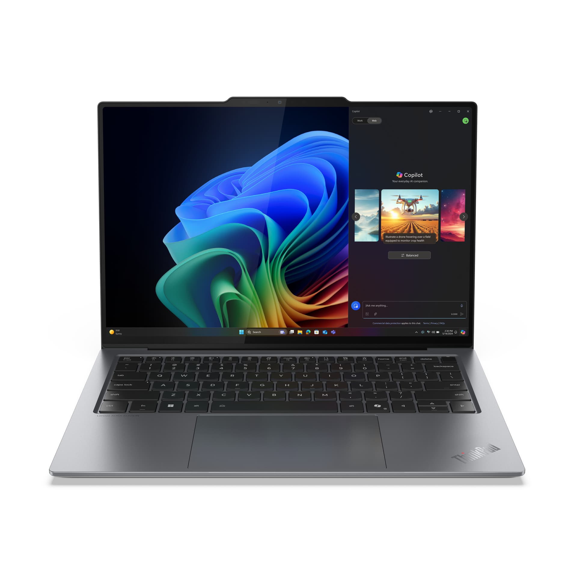 Convertible 2 en 1 - Lenovo ThinkPad X9-14 Aura Profesional Copilot+ PC, 14" OLED, Intel® Evo™ Core™ Ultra 7 258V, 32GB RAM, 1TB, Arc™ 140V, W11P - imagen 2