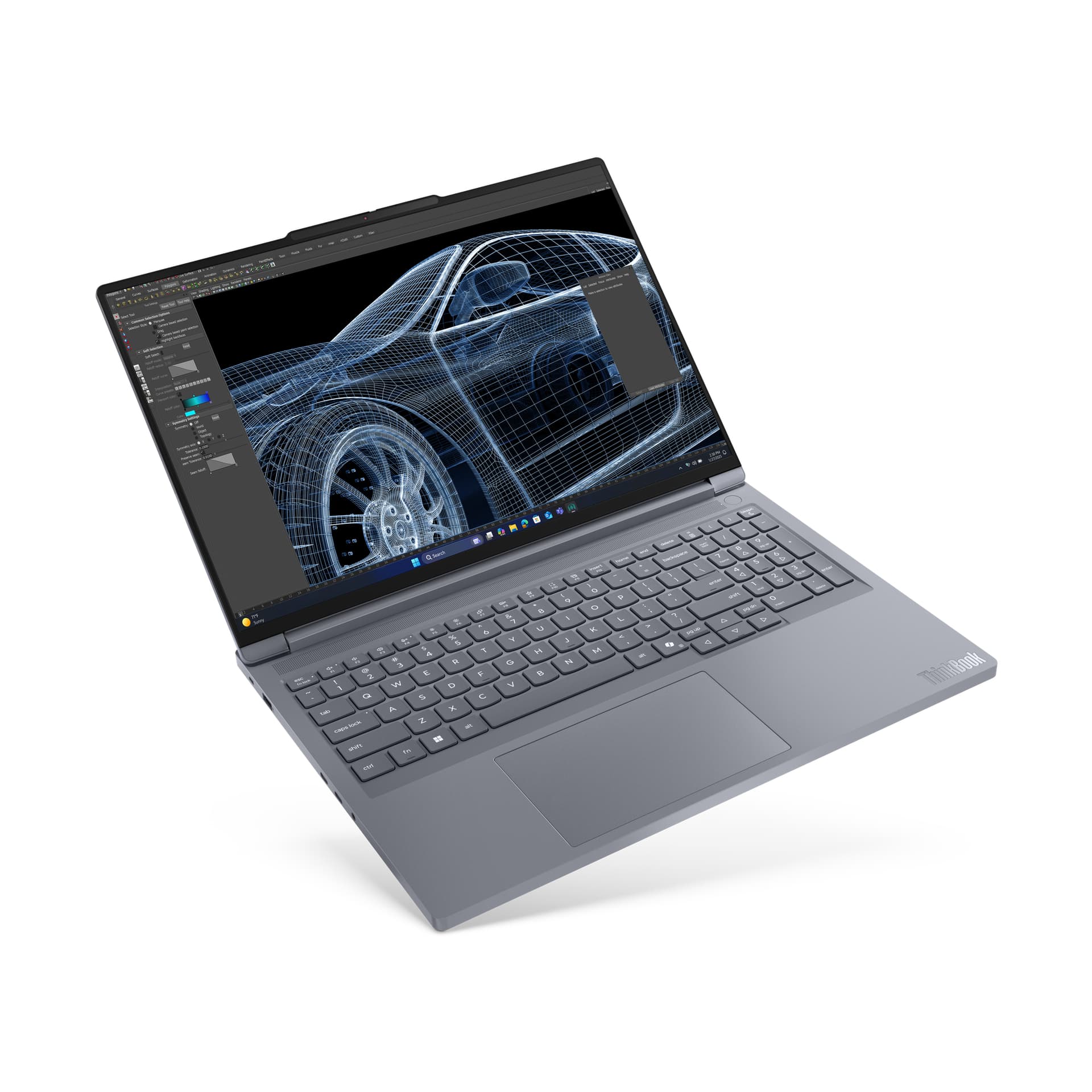Portátil - Lenovo ThinkBook 16p G6 ADR Profesional, 16" WQXGA, AMD Ryzen™ 9 8940HX, 32GB RAM, 1TB SSD, GeForce RTX™ 5060, Windows 11 Pro, Gris - imagen 7