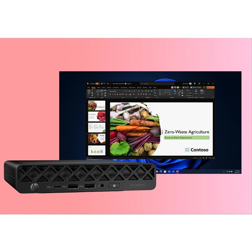 Mini PC - HP EliteDesk 8 G1i Profesional, Intel® Core™ Ultra 5 235, 16 GB RAM, 512 SSD, HD Graphics, Windows 11 Pro, Jack black - imagen 13