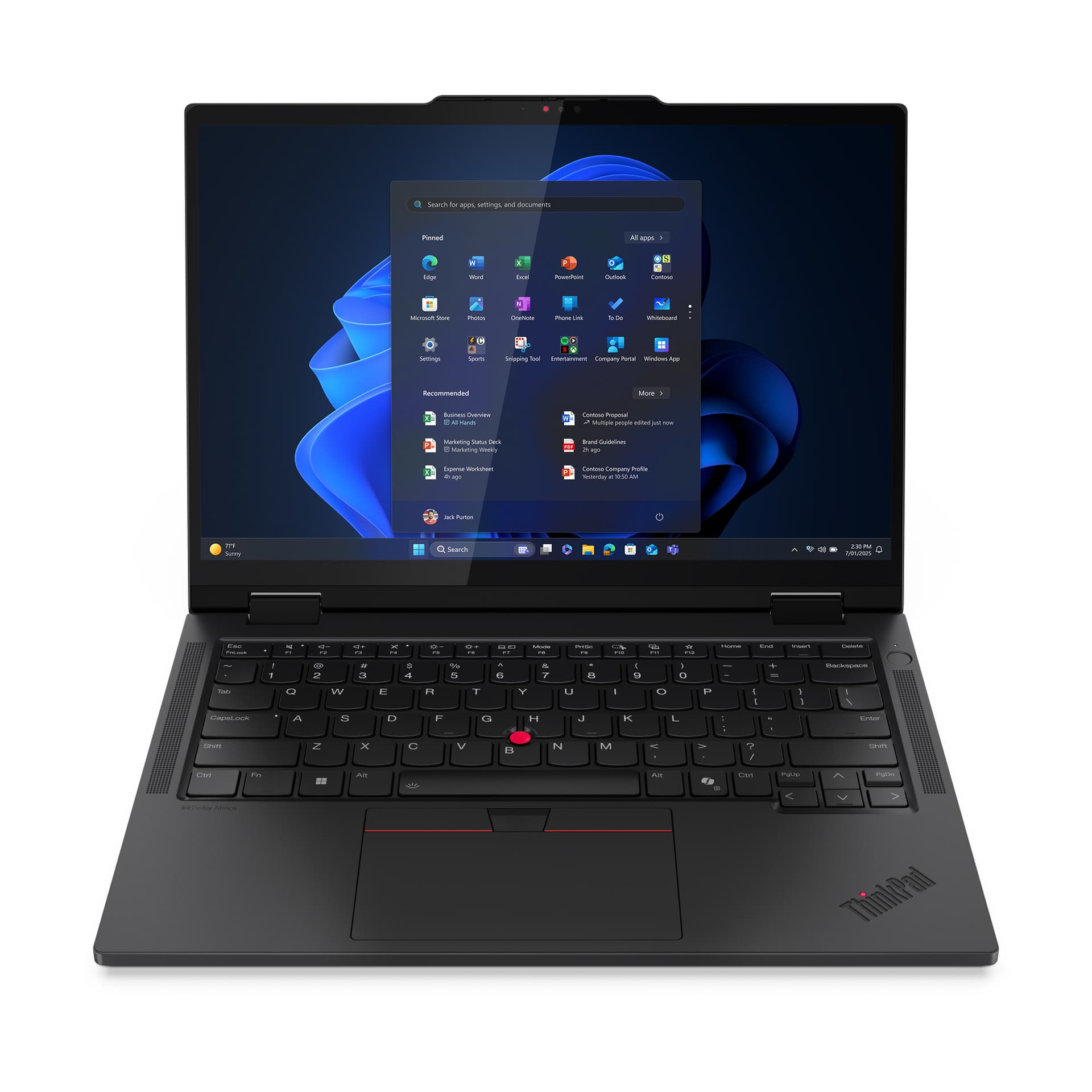 Convertible 2 en 1 - Lenovo ThinkPad T14s 2in1 Gen Profesional, 14" WUXGA, Intel® Core™ Ultra 5 225U, 16GB RAM, 512GB, UHD Graphics,W11Pro,Inc lápiz - imagen 2