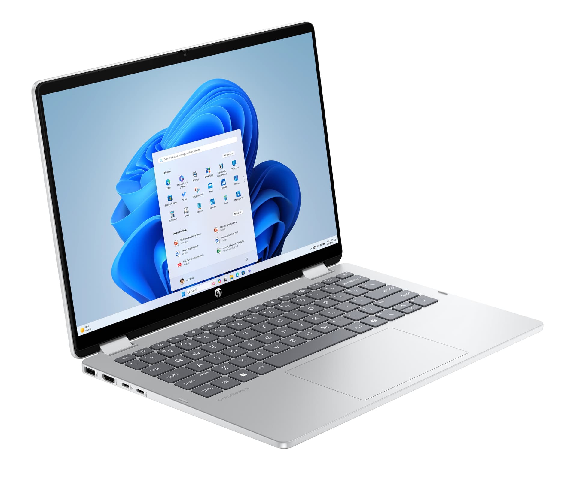 HP - Convertible 2 en 1 HP OmniBook 5 Flip 14-fp0003ns, Intel Core 7-150U, 16GB, 1TB SSD, 14', W11. - imagen 3